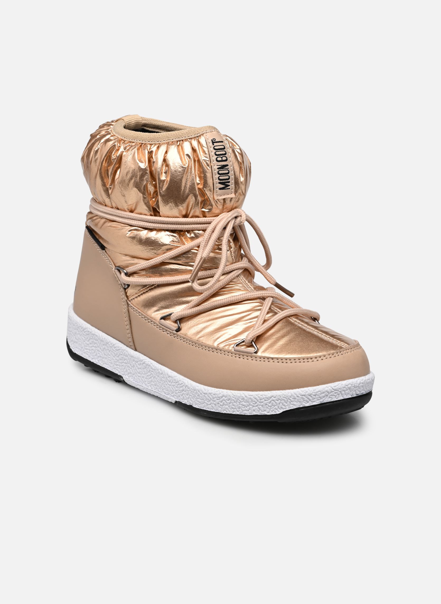 Snowboots Moon Boot Jr Girl Low Nylon meisjes zilver Moon Boot Snowboots Moon Boot Jr Girl Low Nylon meisjes zilver Rose gold