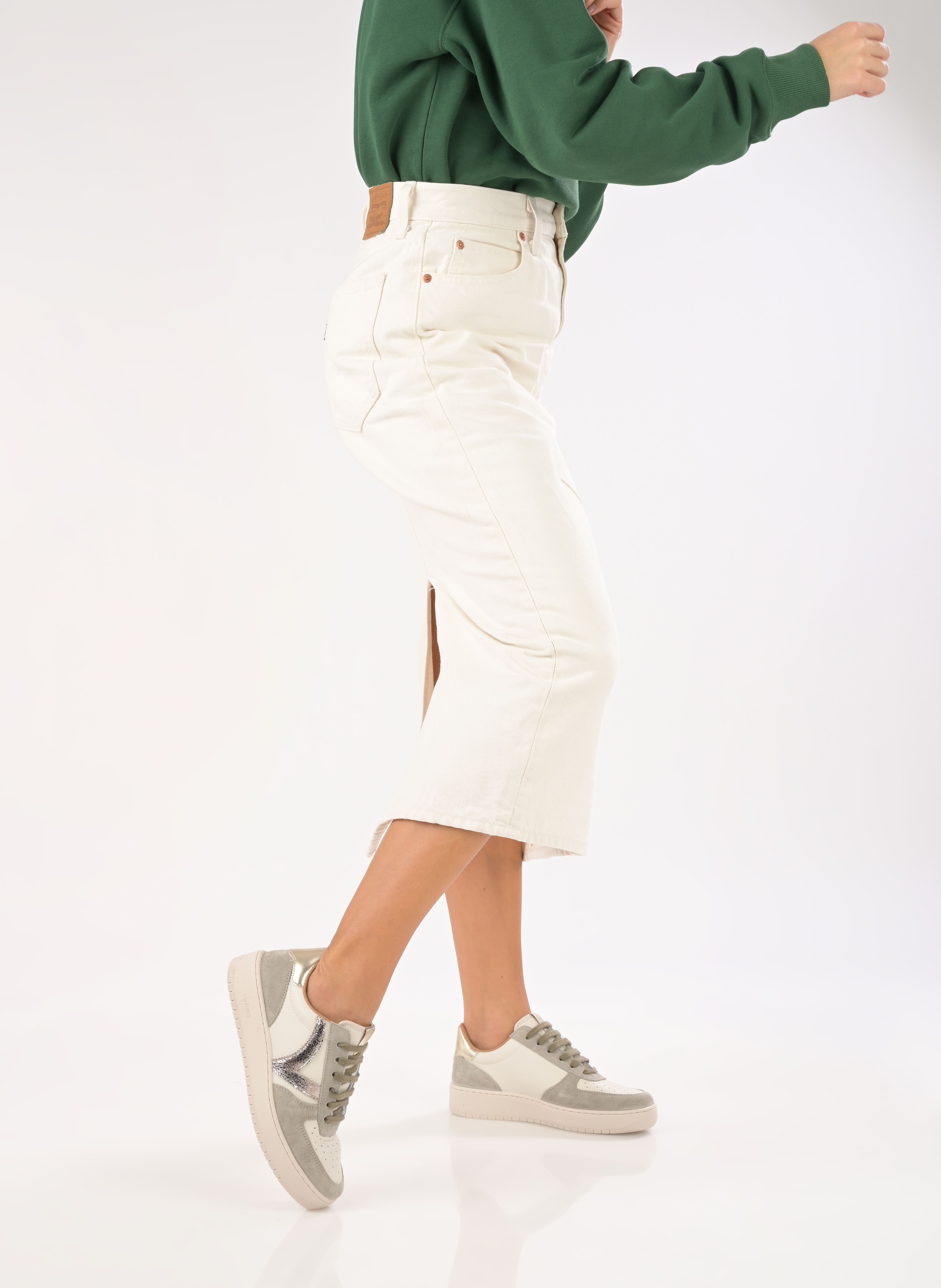 Baskets basses Madrid Serraje & Metal W femme beige Victoria Baskets basses Madrid Serraje & Metal W femme beige Kaki