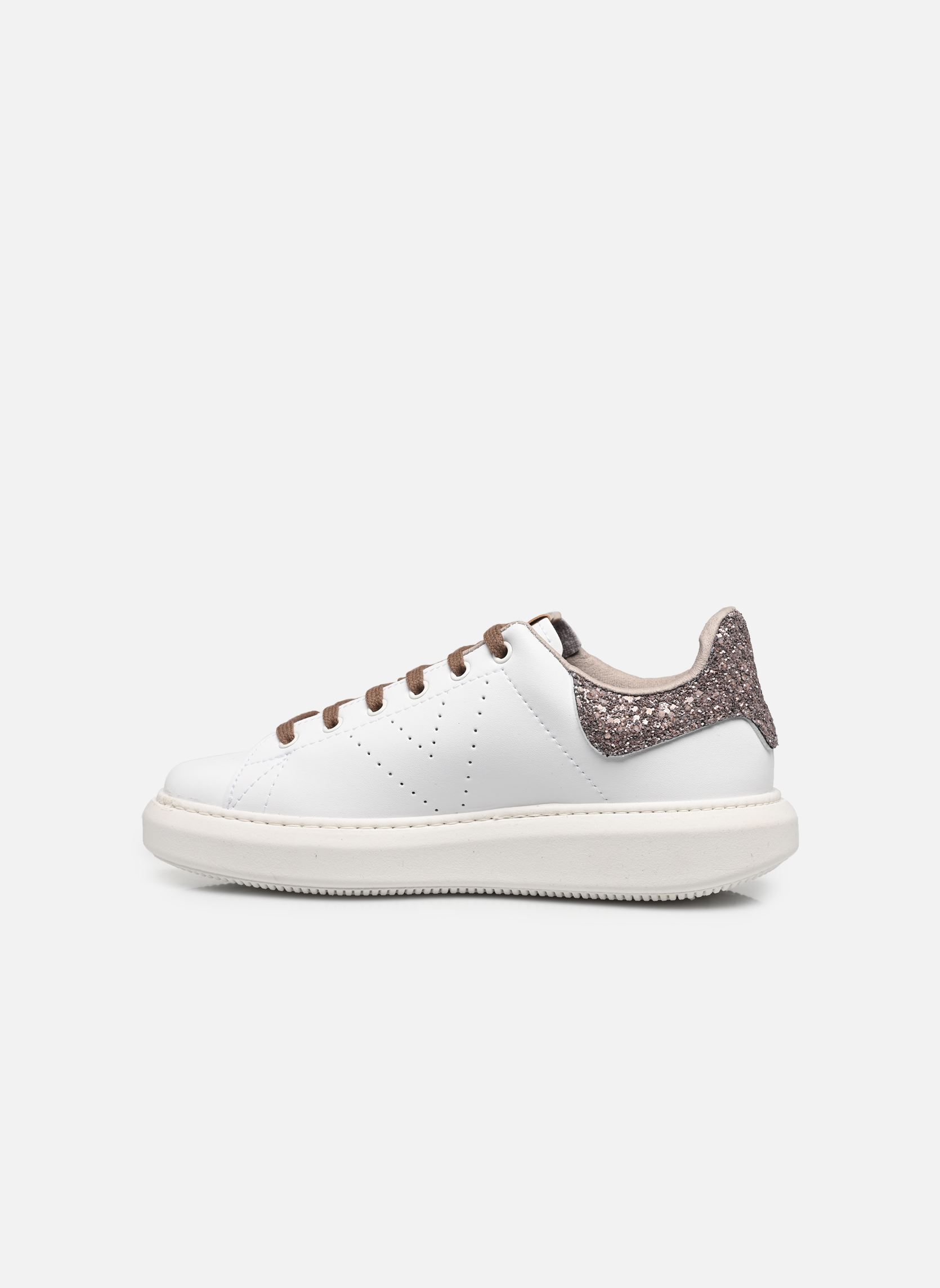 Sneakers basse Milan Efecto Piel & Glitter W donna beige Victoria Sneakers basse Milan Efecto Piel & Glitter W donna beige Nude
