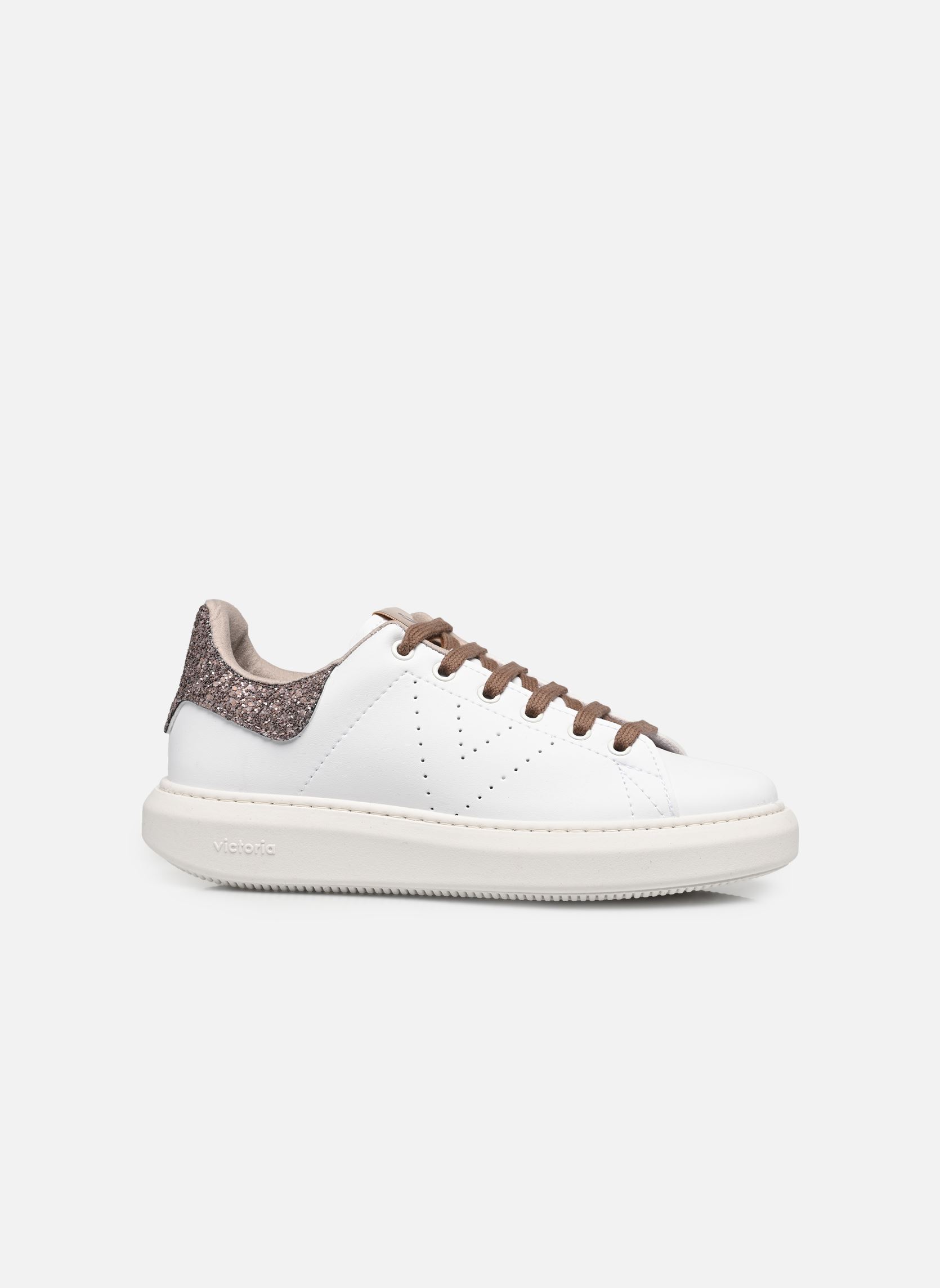 Sneakers basse Milan Efecto Piel & Glitter W donna beige Victoria Sneakers basse Milan Efecto Piel & Glitter W donna beige Nude