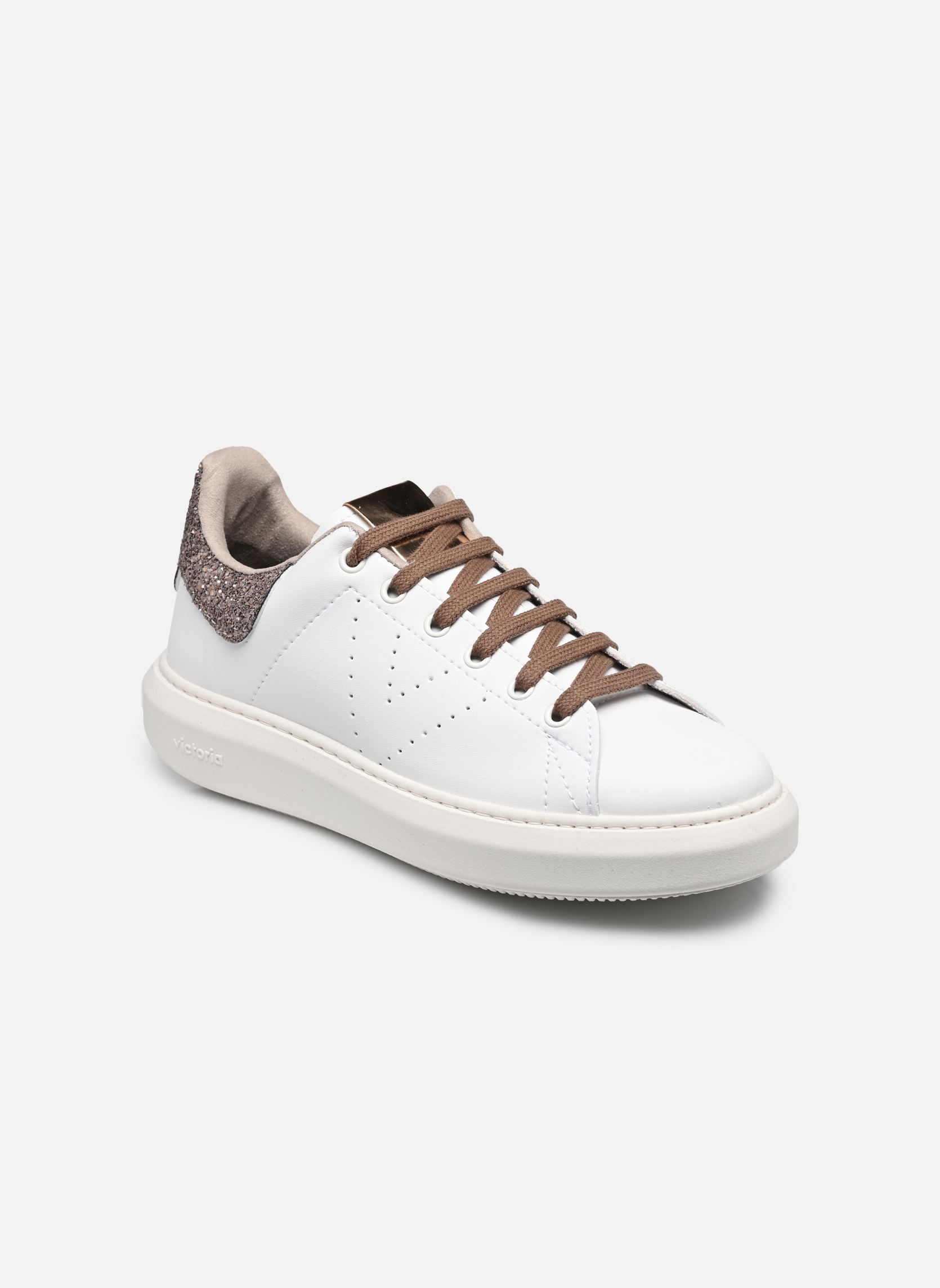 Sneakers basse Milan Efecto Piel & Glitter W donna beige Victoria Sneakers basse Milan Efecto Piel & Glitter W donna beige Nude