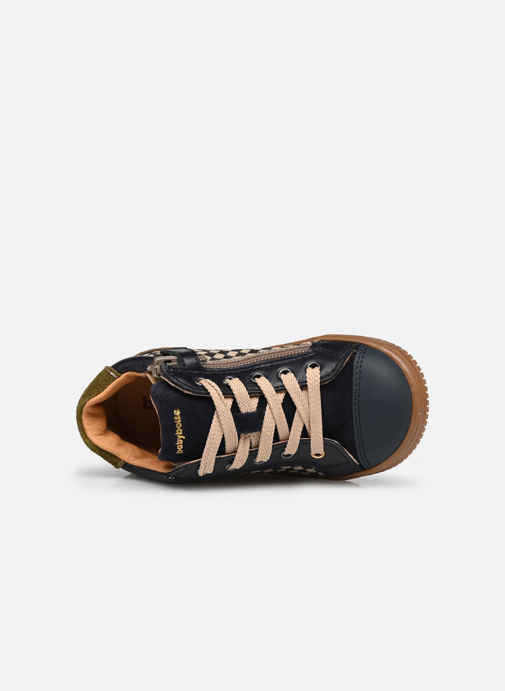 Chaussures premiers pas Frida garçon bleu Babybotte Chaussures premiers pas Frida garçon bleu VERT