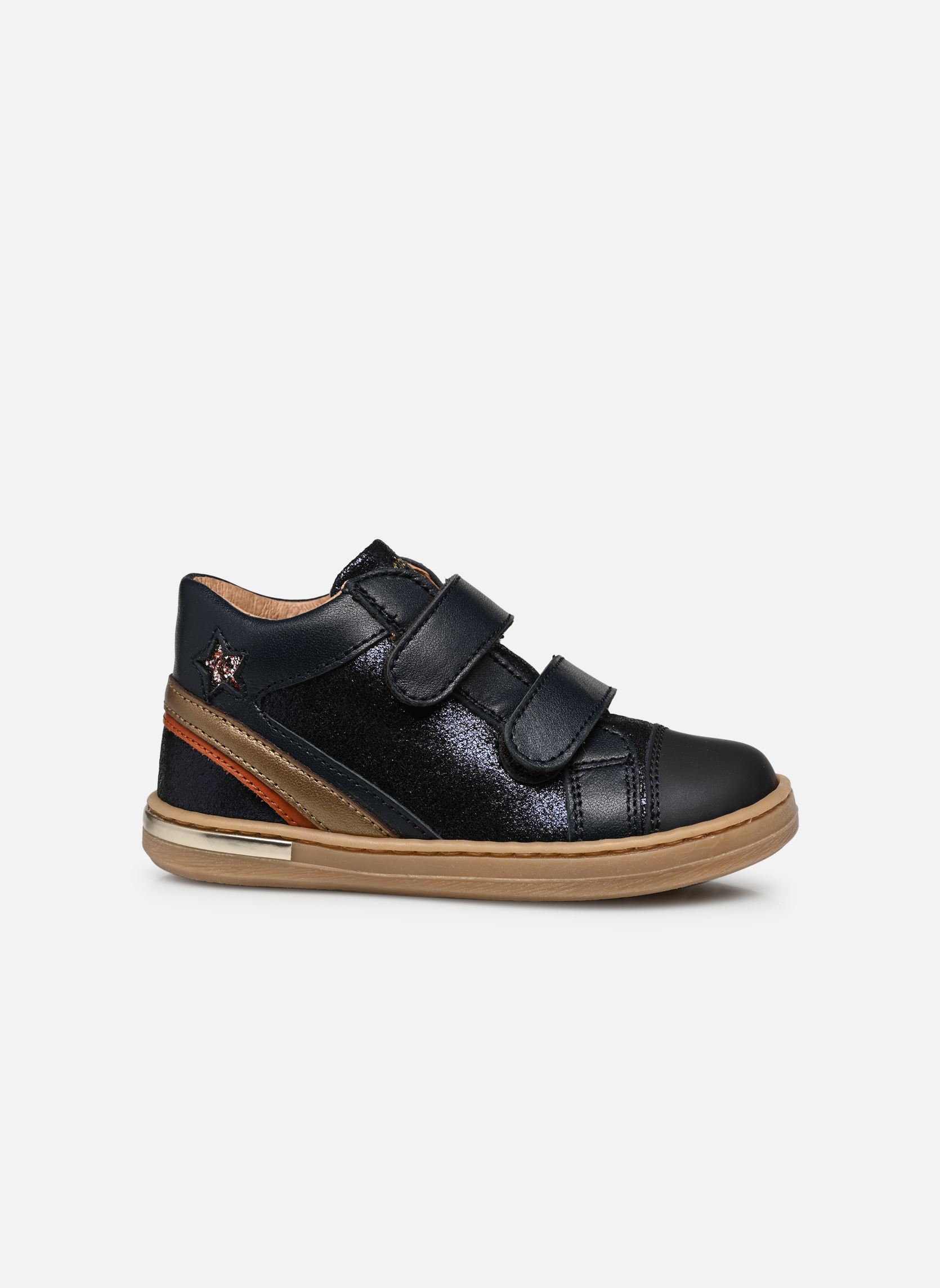 Sneakers alte Aster/Velcro bambina blu Babybotte Sneakers alte Aster/Velcro bambina blu BLEU