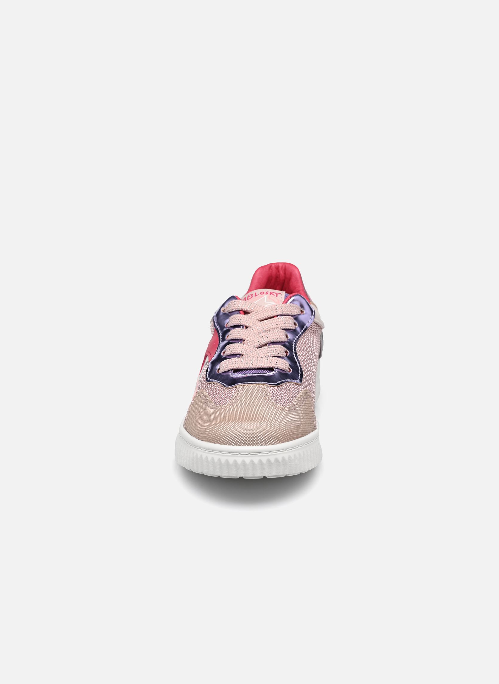 Baskets basses 298580 fille rose Pablosky Baskets basses 298580 fille rose MIRROR TEA ROSE