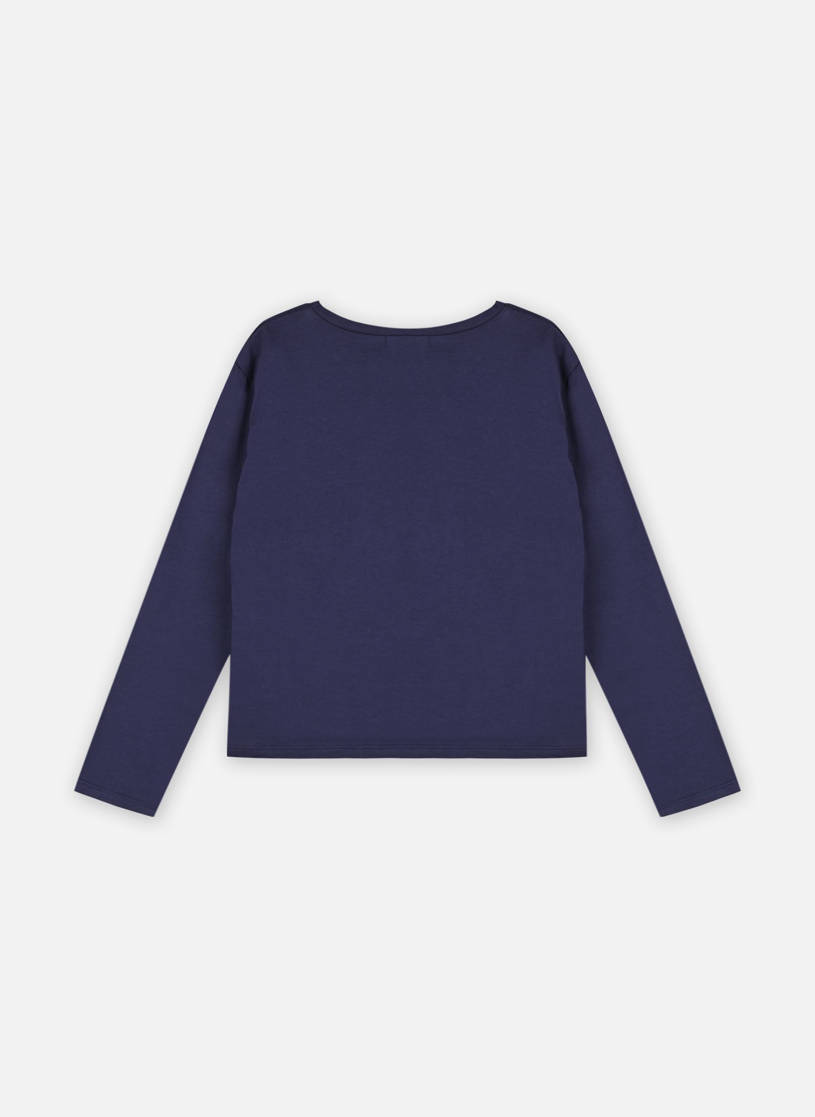 Tee-shirts Tee-Shirt Manches Longues U15A37 fille bleu Billieblush Tee-shirts Tee-Shirt Manches Longues U15A37 fille bleu INDIGO BLUE