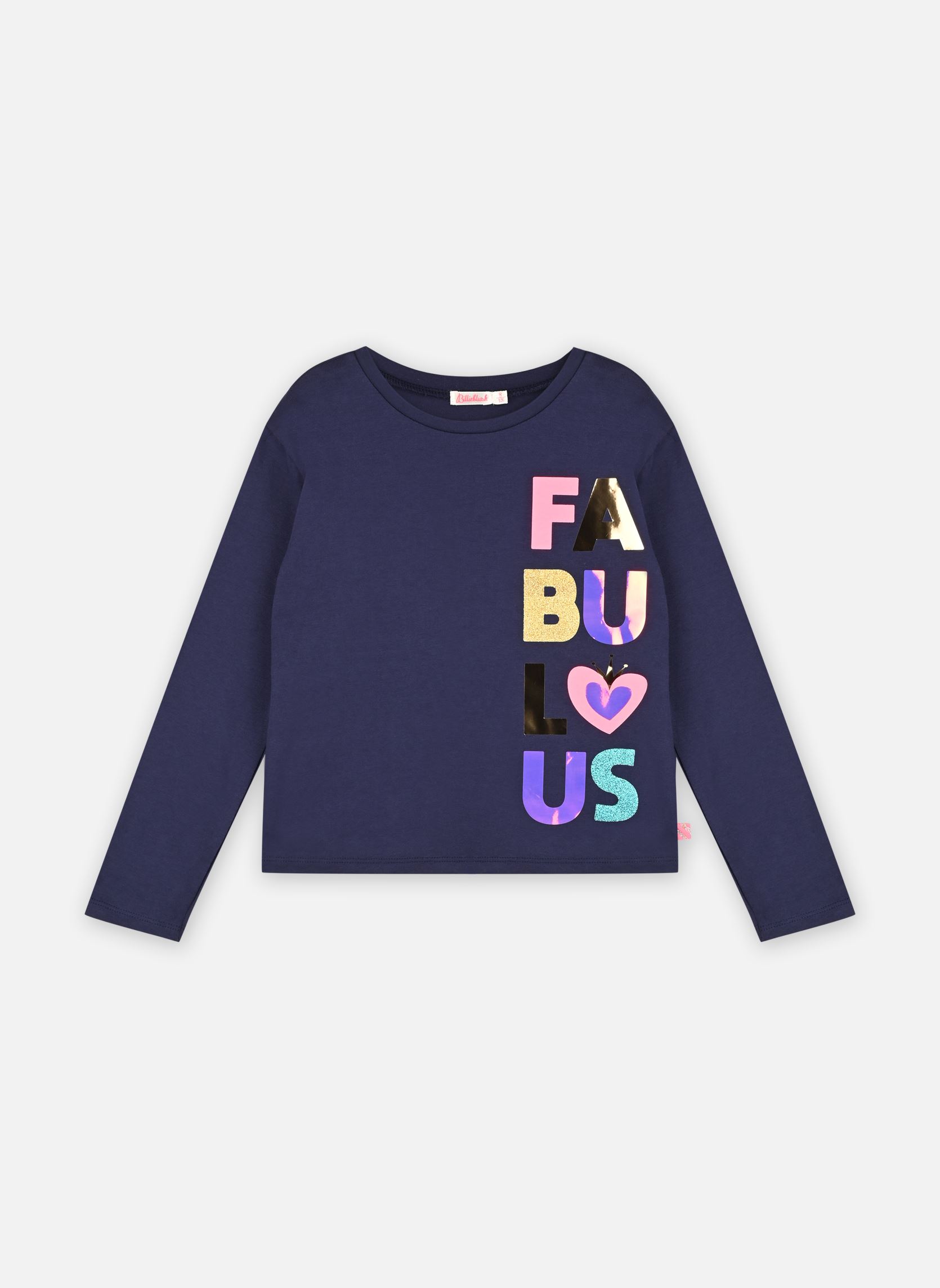 Tee-shirts Tee-Shirt Manches Longues U15A37 fille bleu Billieblush Tee-shirts Tee-Shirt Manches Longues U15A37 fille bleu INDIGO BLUE