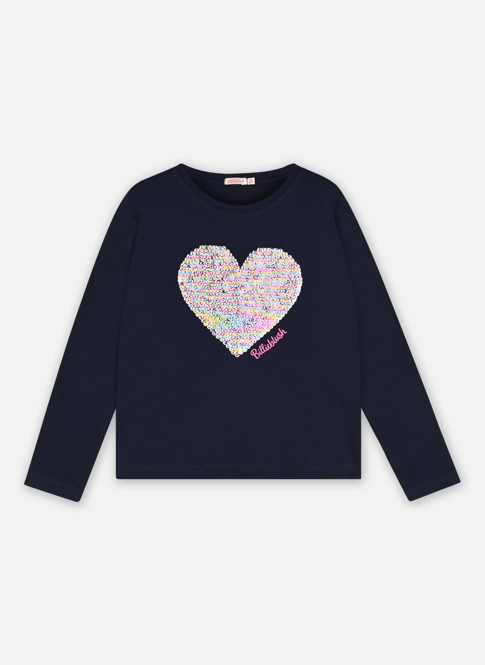 Tee-shirts Tee-Shirt Manches Longues U15A42 fille bleu Billieblush Tee-shirts Tee-Shirt Manches Longues U15A42 fille bleu INDIGO BLUE
