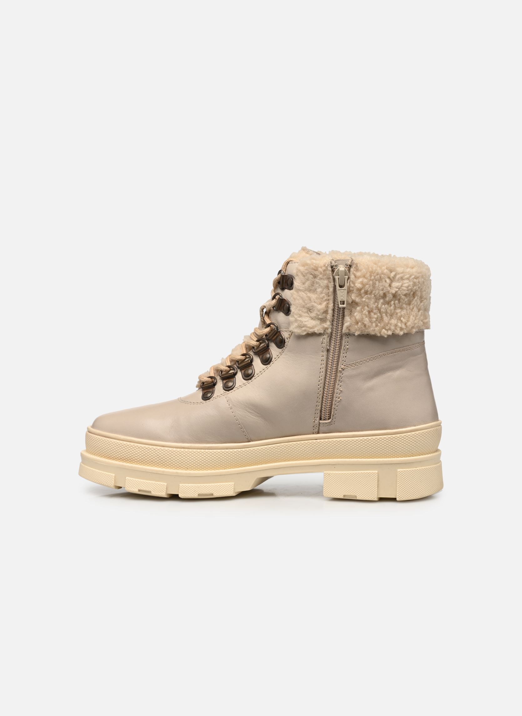 Bottines à lacets LILP femme blanc L'Atelier Tropézien Bottines à lacets LILP femme blanc OFF WHITE