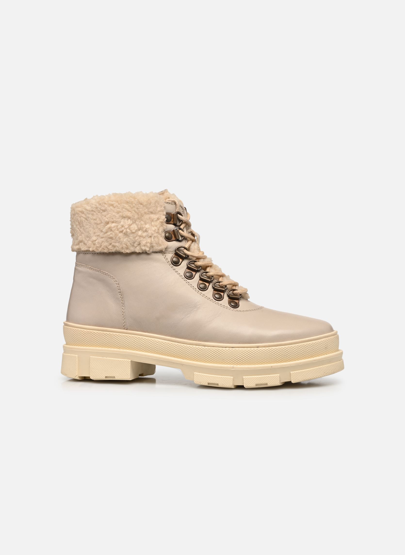Bottines à lacets LILP femme blanc L'Atelier Tropézien Bottines à lacets LILP femme blanc OFF WHITE