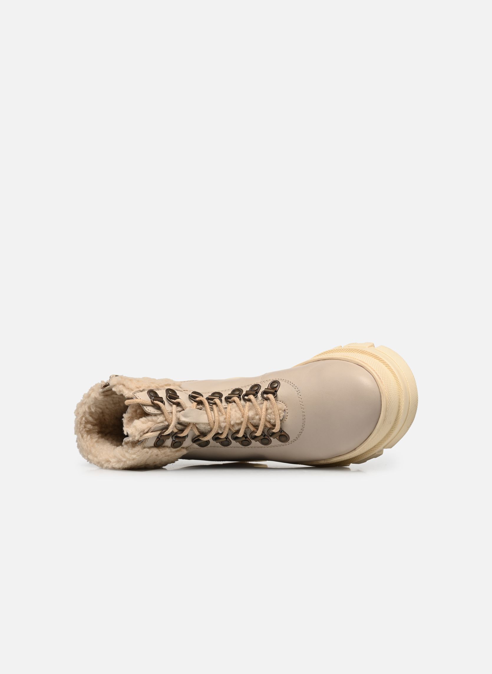 Bottines à lacets LILP femme blanc L'Atelier Tropézien Bottines à lacets LILP femme blanc OFF WHITE