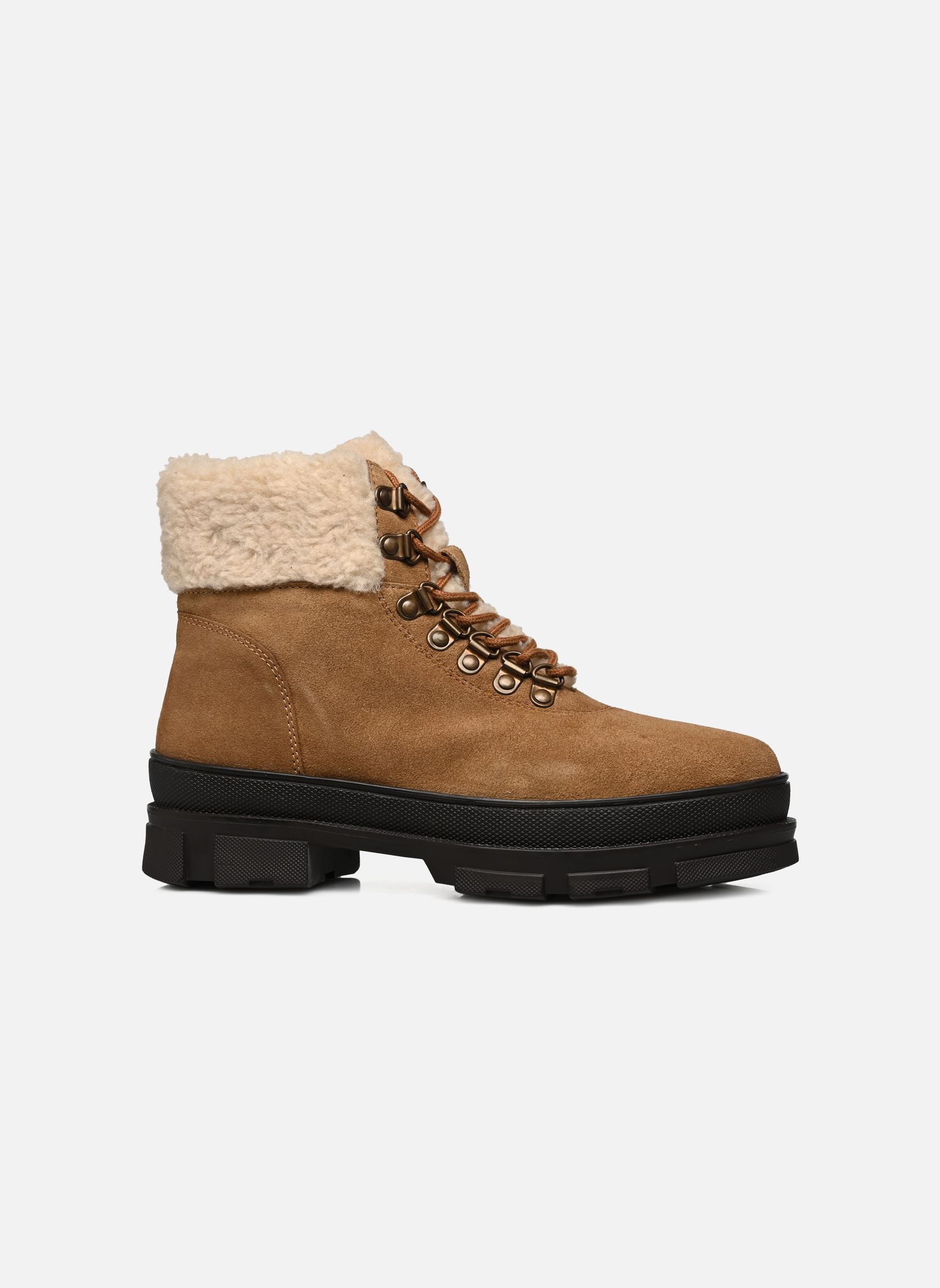 Bottines à lacets LILIP femme marron L'Atelier Tropézien Bottines à lacets LILIP femme marron TAN