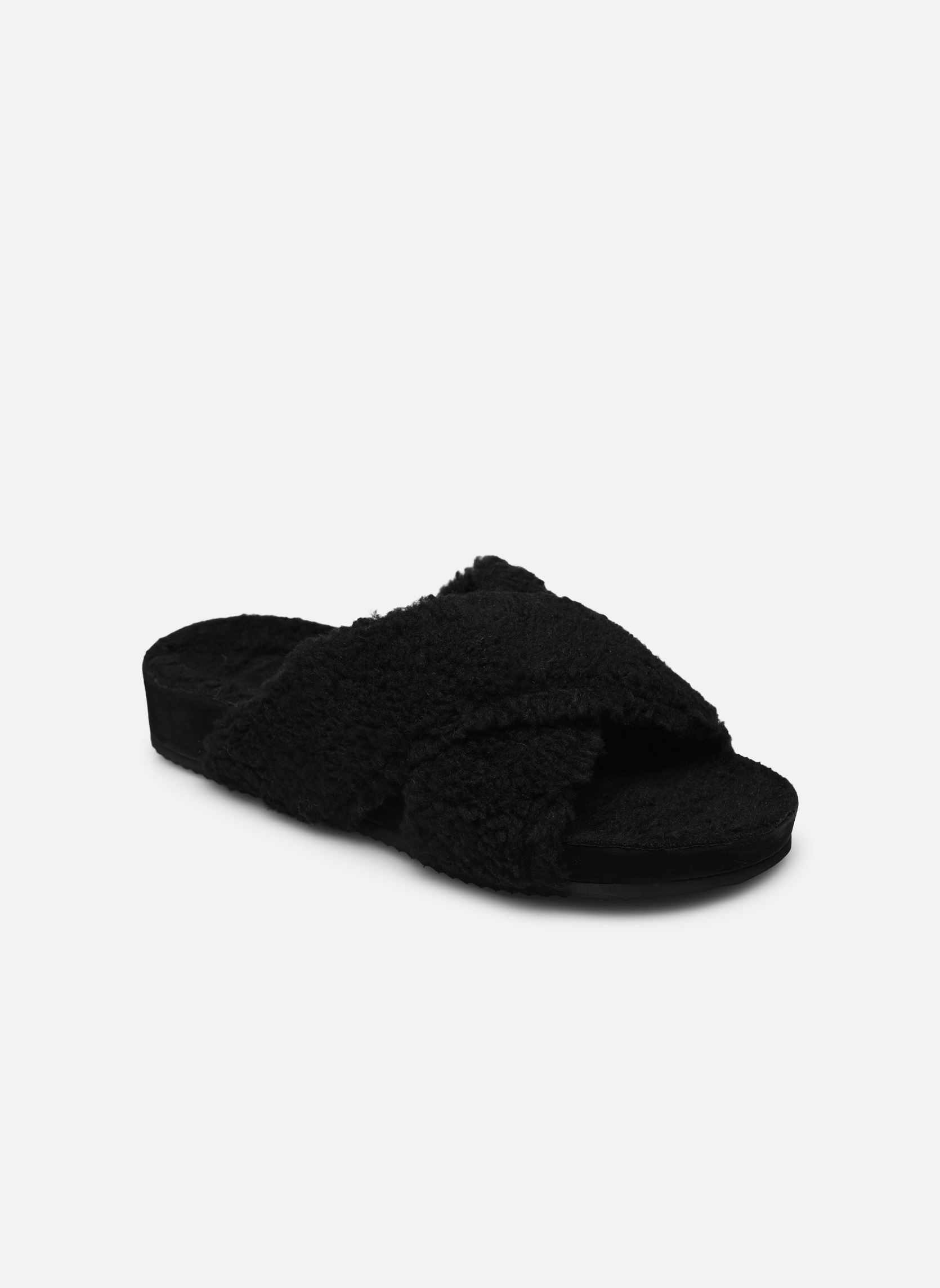 Pantofole SB 514 FULL FUR donna nero L'Atelier Tropézien Pantofole SB 514 FULL FUR donna nero BLACK