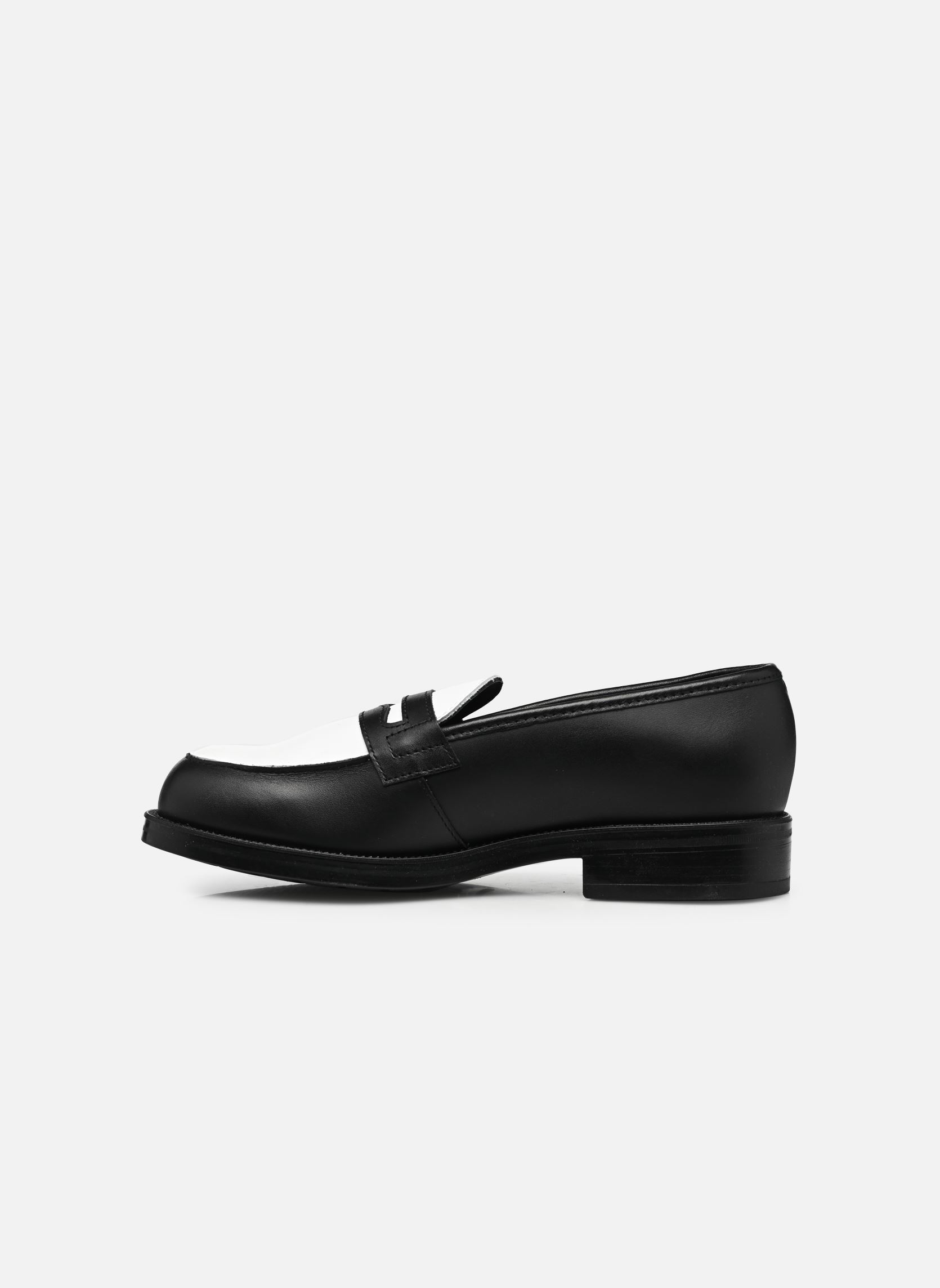 Mocassins DALIOR 2 femme noir Kleman Mocassins DALIOR 2 femme noir NOIR + BLANC
