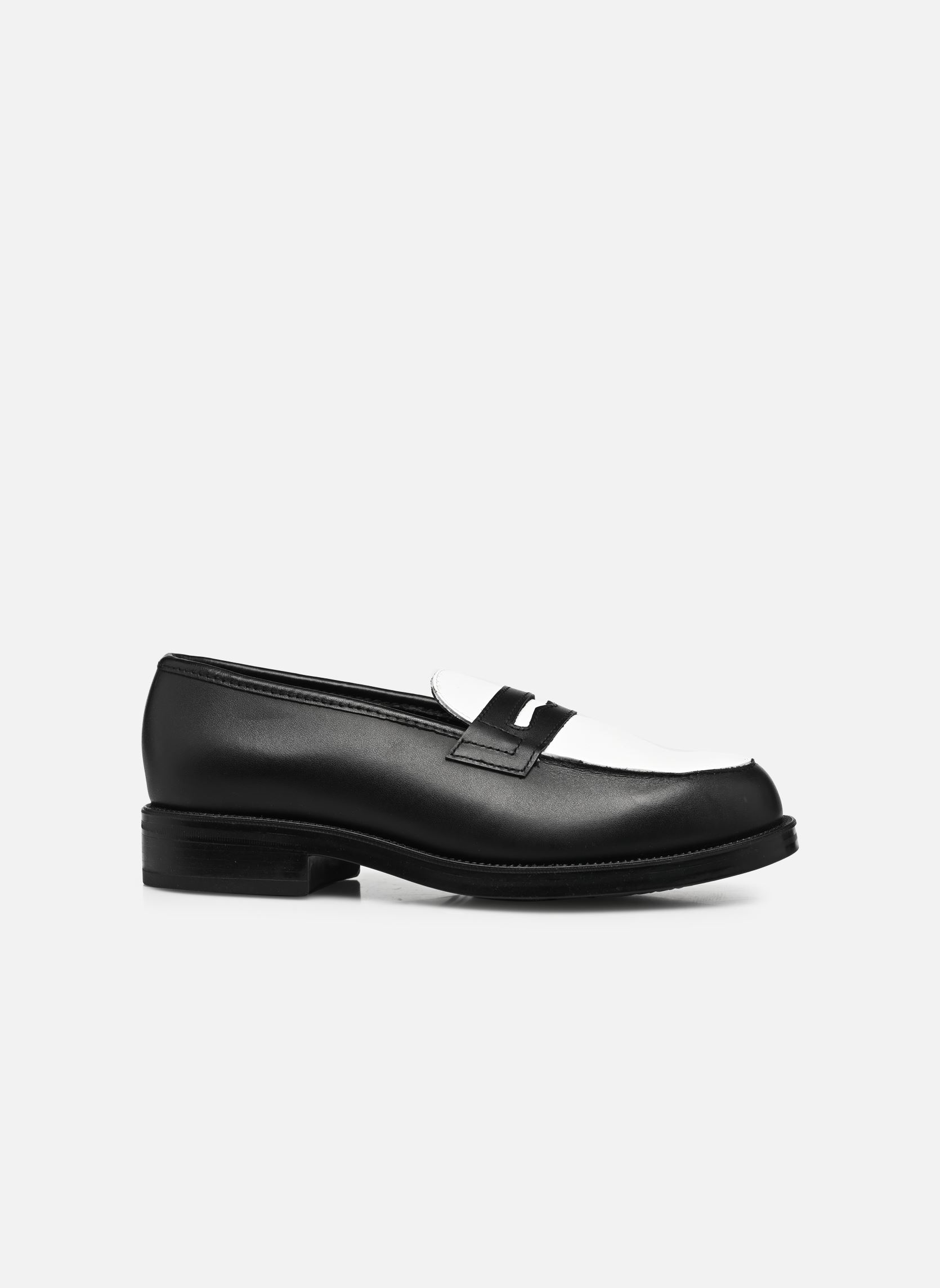 Mocassins DALIOR 2 femme noir Kleman Mocassins DALIOR 2 femme noir NOIR + BLANC