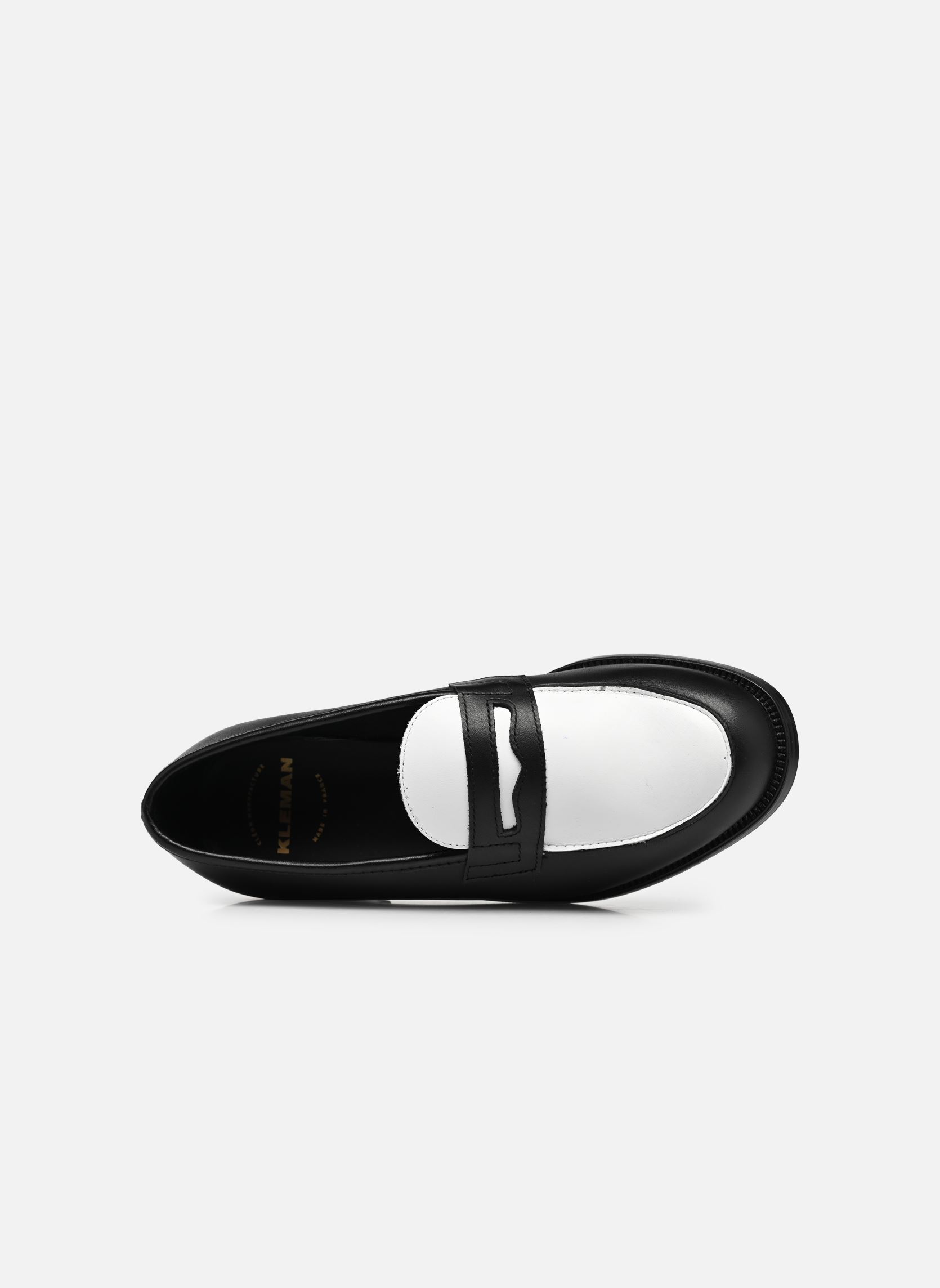 Mocassins DALIOR 2 femme noir Kleman Mocassins DALIOR 2 femme noir NOIR + BLANC