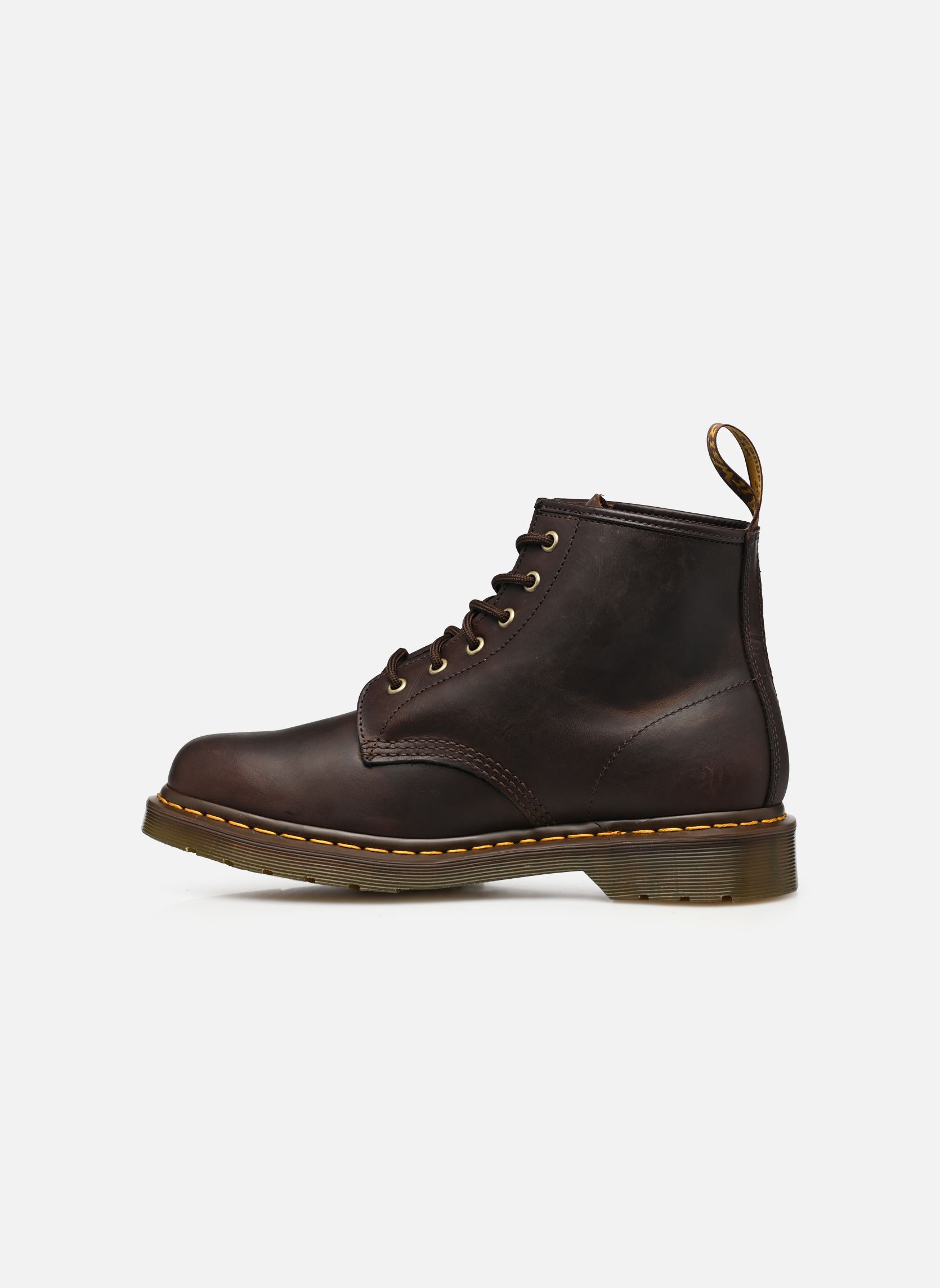 Stivaletti con lacci 101 Crazy Horse uomo marrone Dr. Martens Stivaletti con lacci 101 Crazy Horse uomo marrone DARK BROWN