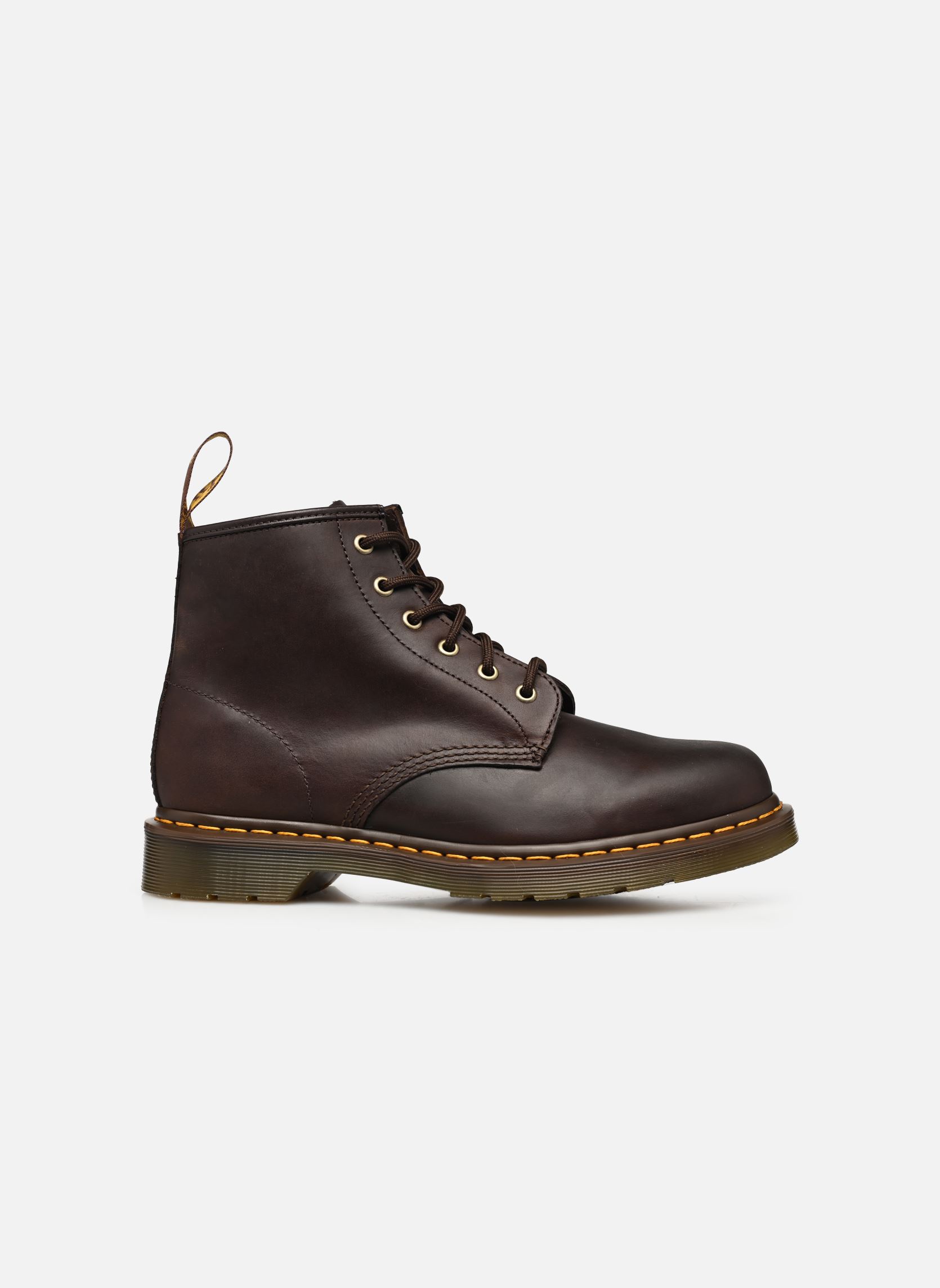 Stivaletti con lacci 101 Crazy Horse uomo marrone Dr. Martens Stivaletti con lacci 101 Crazy Horse uomo marrone DARK BROWN