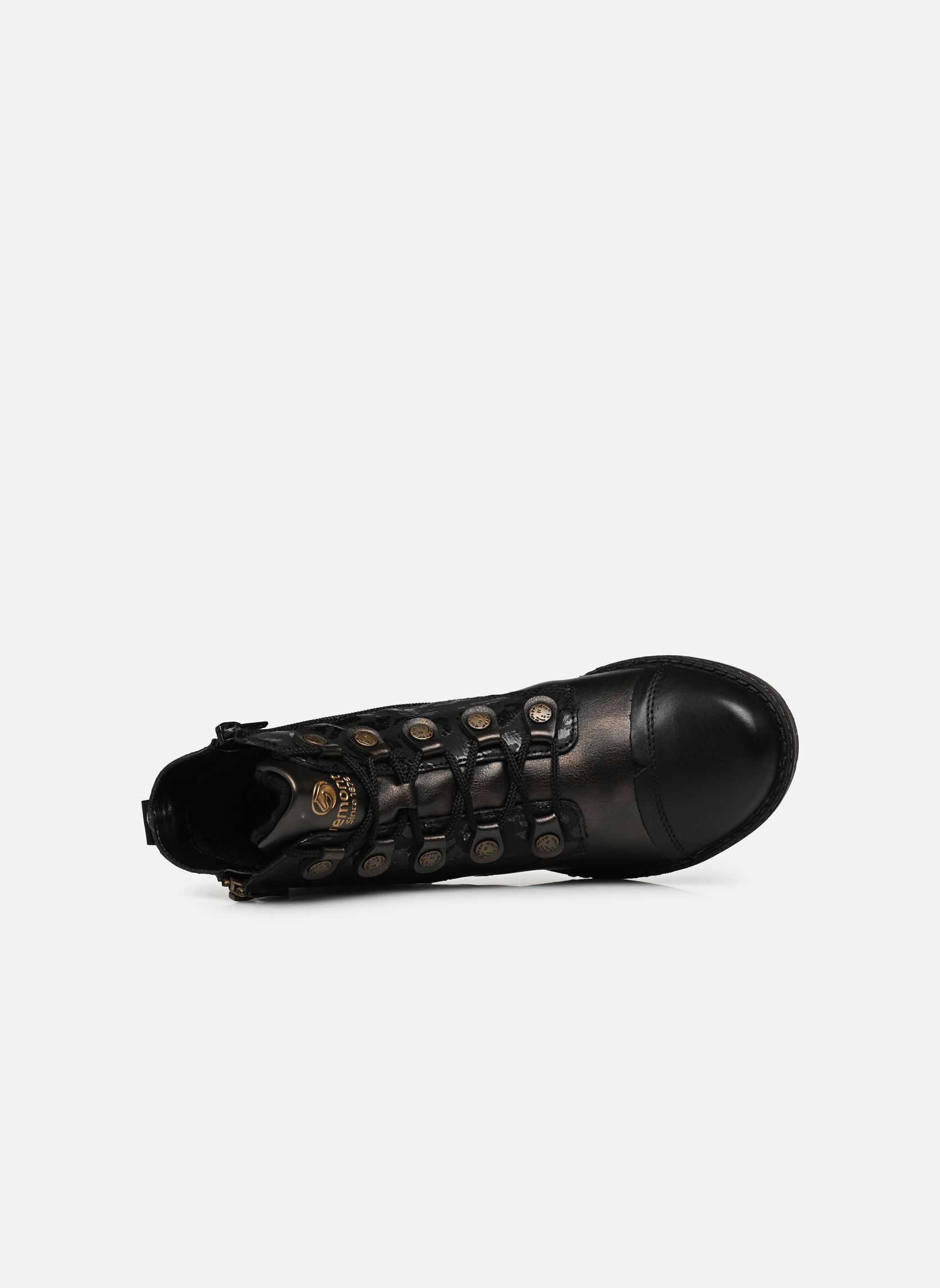 Geschnürte Stiefeletten Bella damen schwarz Remonte Geschnürte Stiefeletten Bella damen schwarz SCHWARZ/ANTIK/SCHWARZ/SCHWARZ