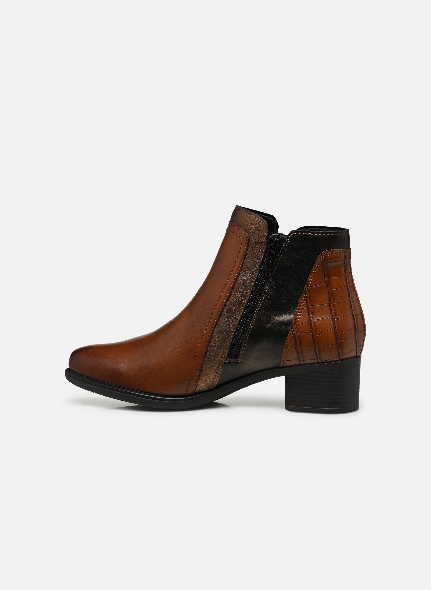 Bottines basses Gina femme marron Remonte Bottines basses Gina femme marron CHESTNUT/ANTIK/ANTIK/CHESTNUT/
