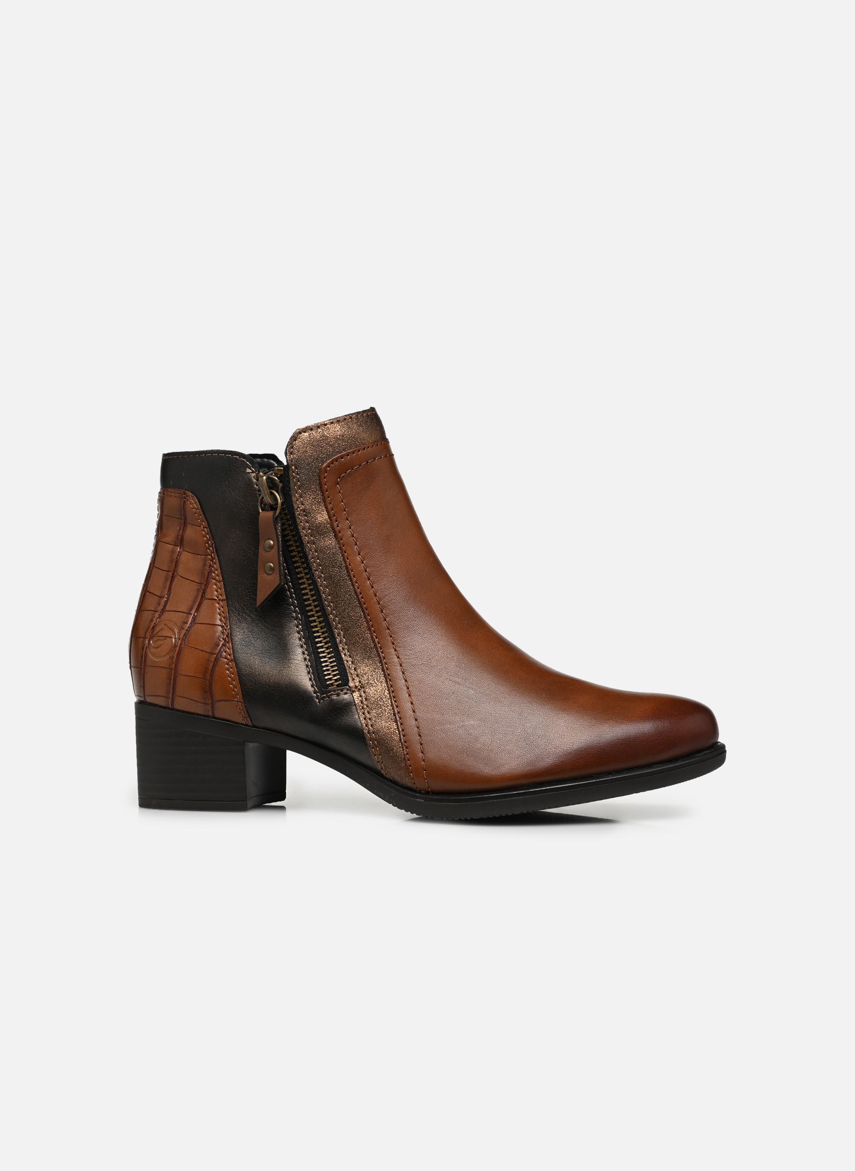 Bottines basses Gina femme marron Remonte Bottines basses Gina femme marron CHESTNUT/ANTIK/ANTIK/CHESTNUT/