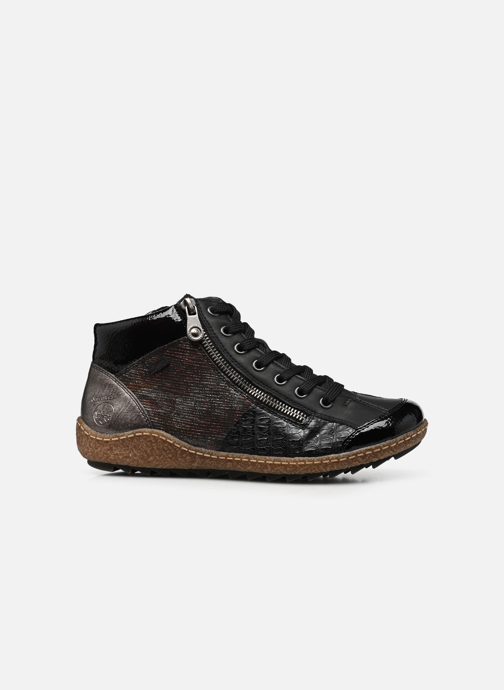 Knöchelhohe Sneaker Amy damen schwarz Rieker Knöchelhohe Sneaker Amy damen schwarz BLACK/SCHWARZ/SCHWARZ/SCHWARZ-