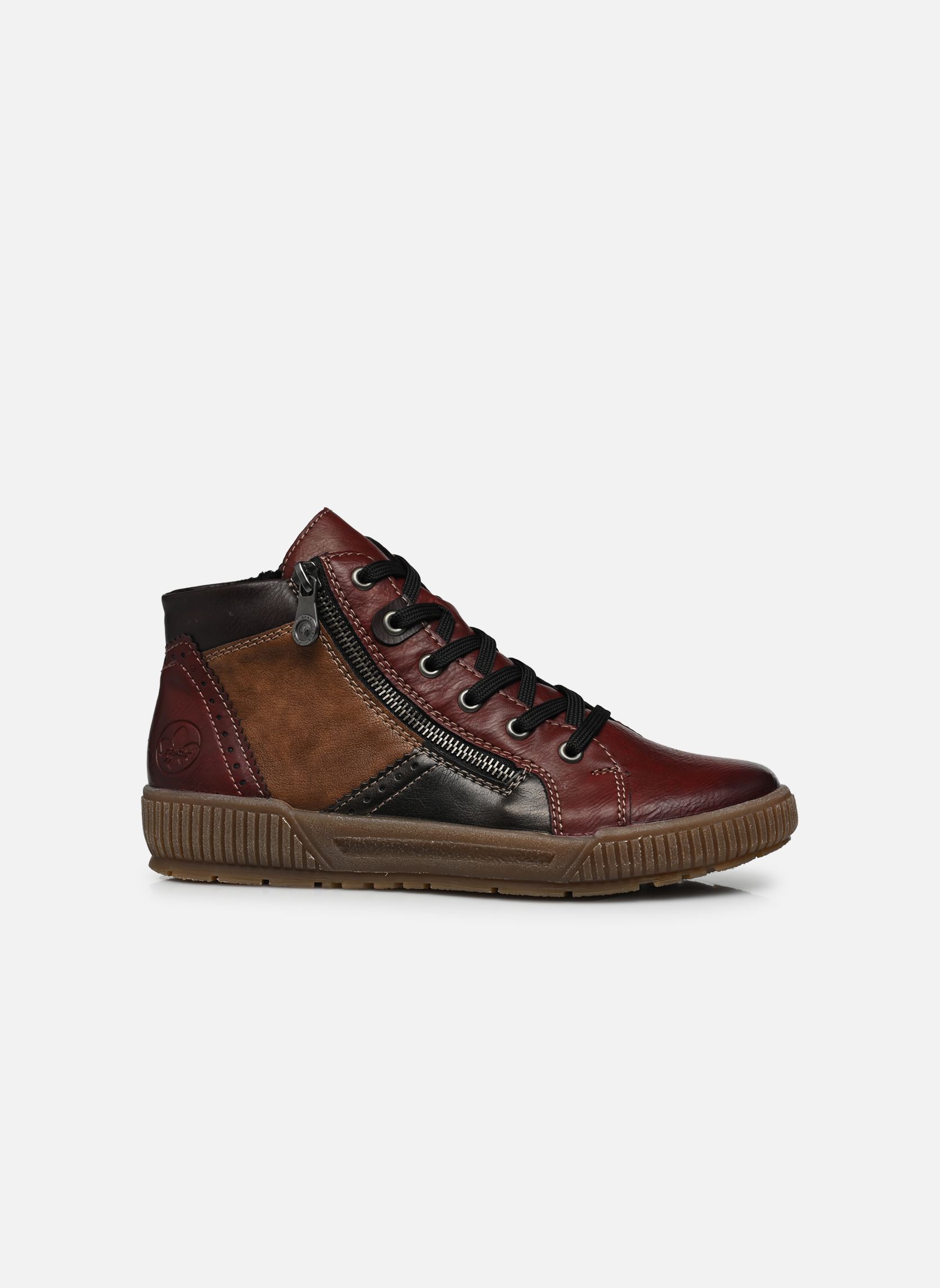 Hoge sneakers Dune dames meerkleurig Rieker Hoge sneakers Dune dames meerkleurig WINE/HAVANNA/ANTIK/NUSS-ANTIK