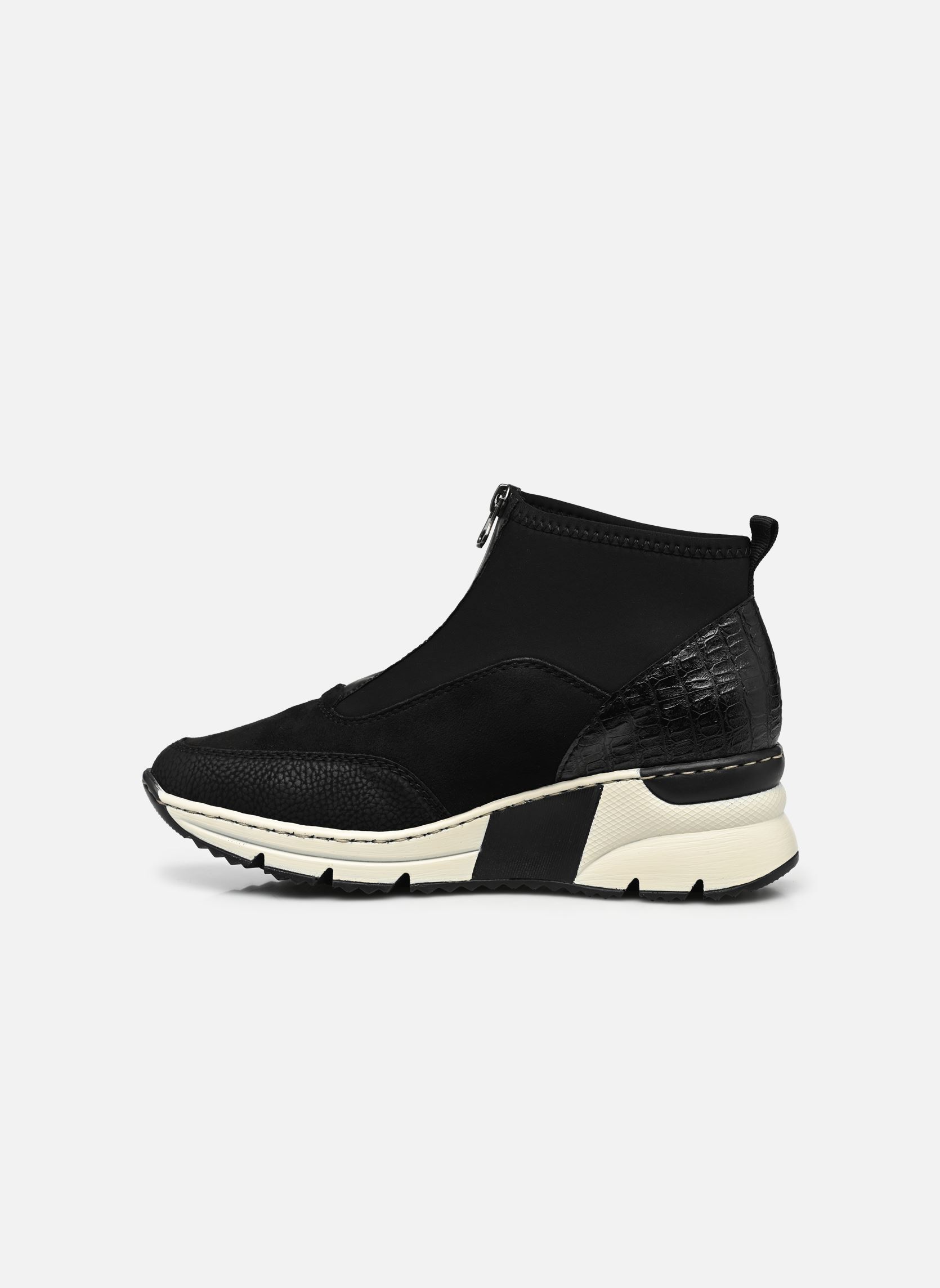 Rieker sneaker bassa da donna verde/bianco