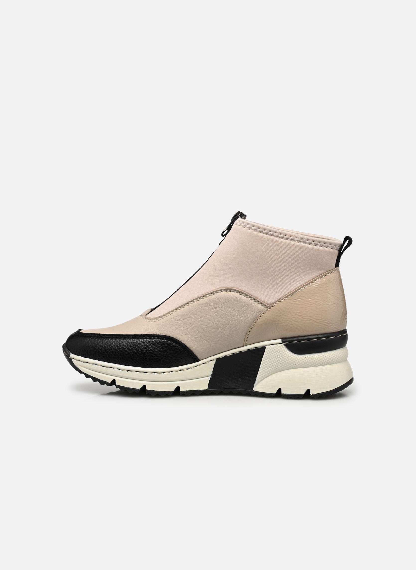 Baskets basses Gena femme beige Rieker Baskets basses Gena femme beige SCHWARZ/CREMA/CLIFF/PERLCREME
