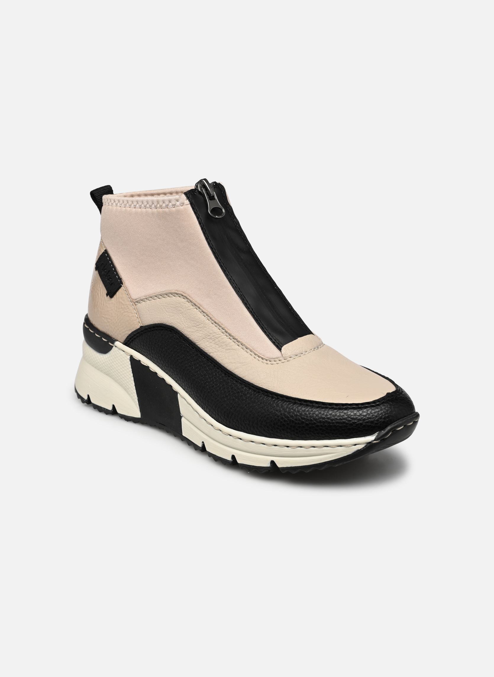 Baskets basses Gena femme beige Rieker Baskets basses Gena femme beige SCHWARZ/CREMA/CLIFF/PERLCREME