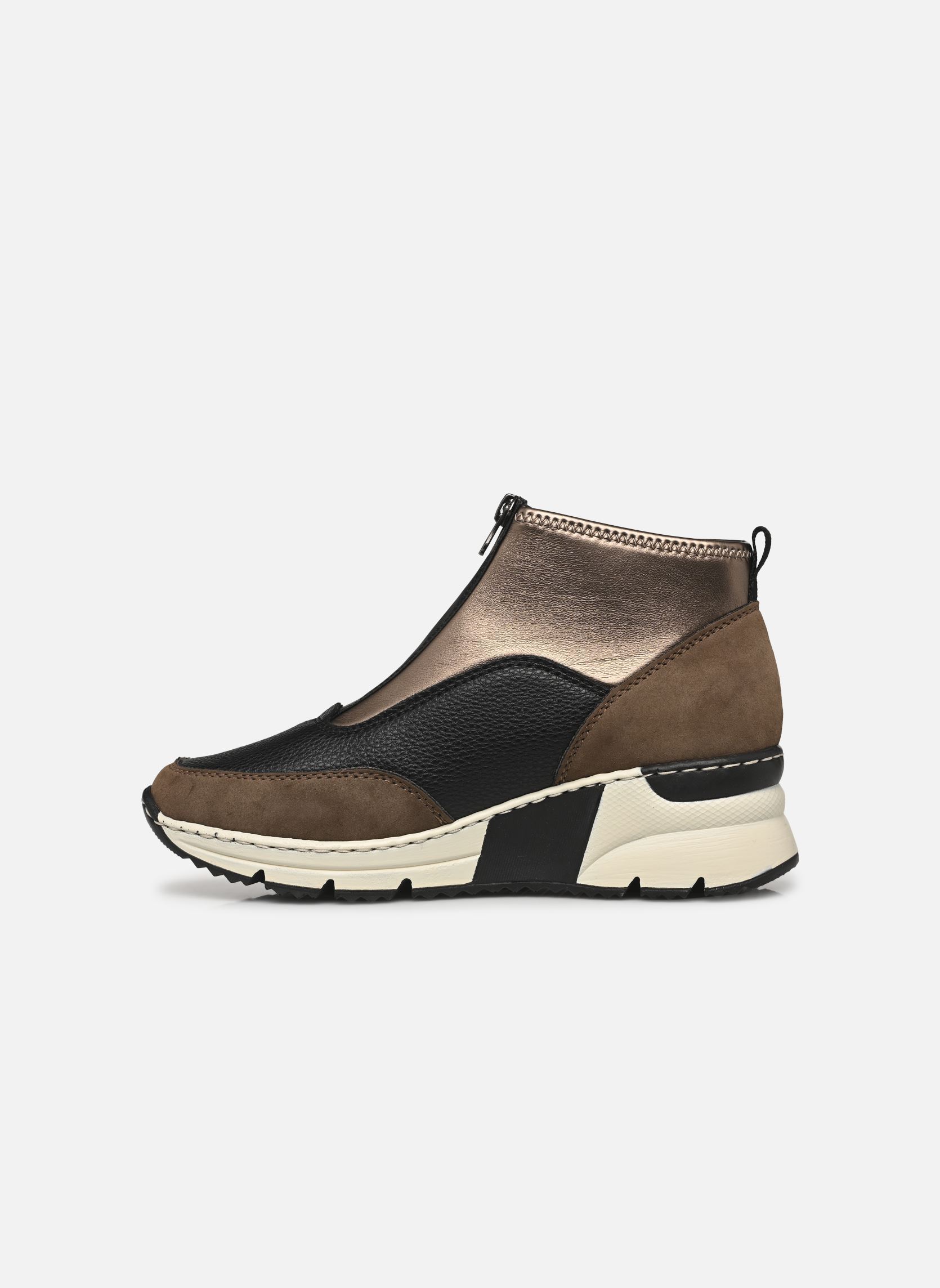 Baskets basses Gena femme marron Rieker Baskets basses Gena femme marron BROWN/SCHWARZ/BRONZE/SCHWARZ