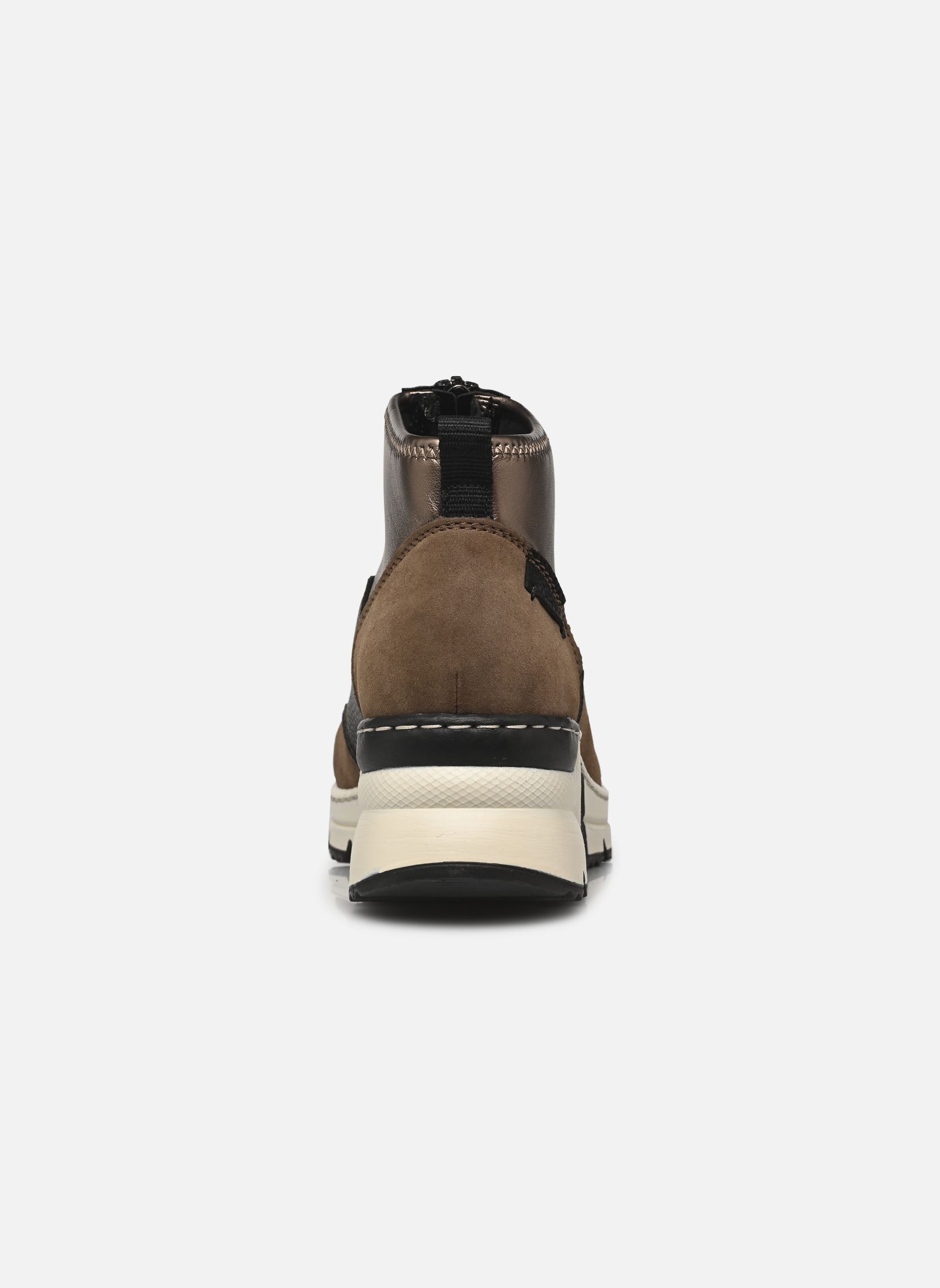 Baskets basses Gena femme marron Rieker Baskets basses Gena femme marron BROWN/SCHWARZ/BRONZE/SCHWARZ