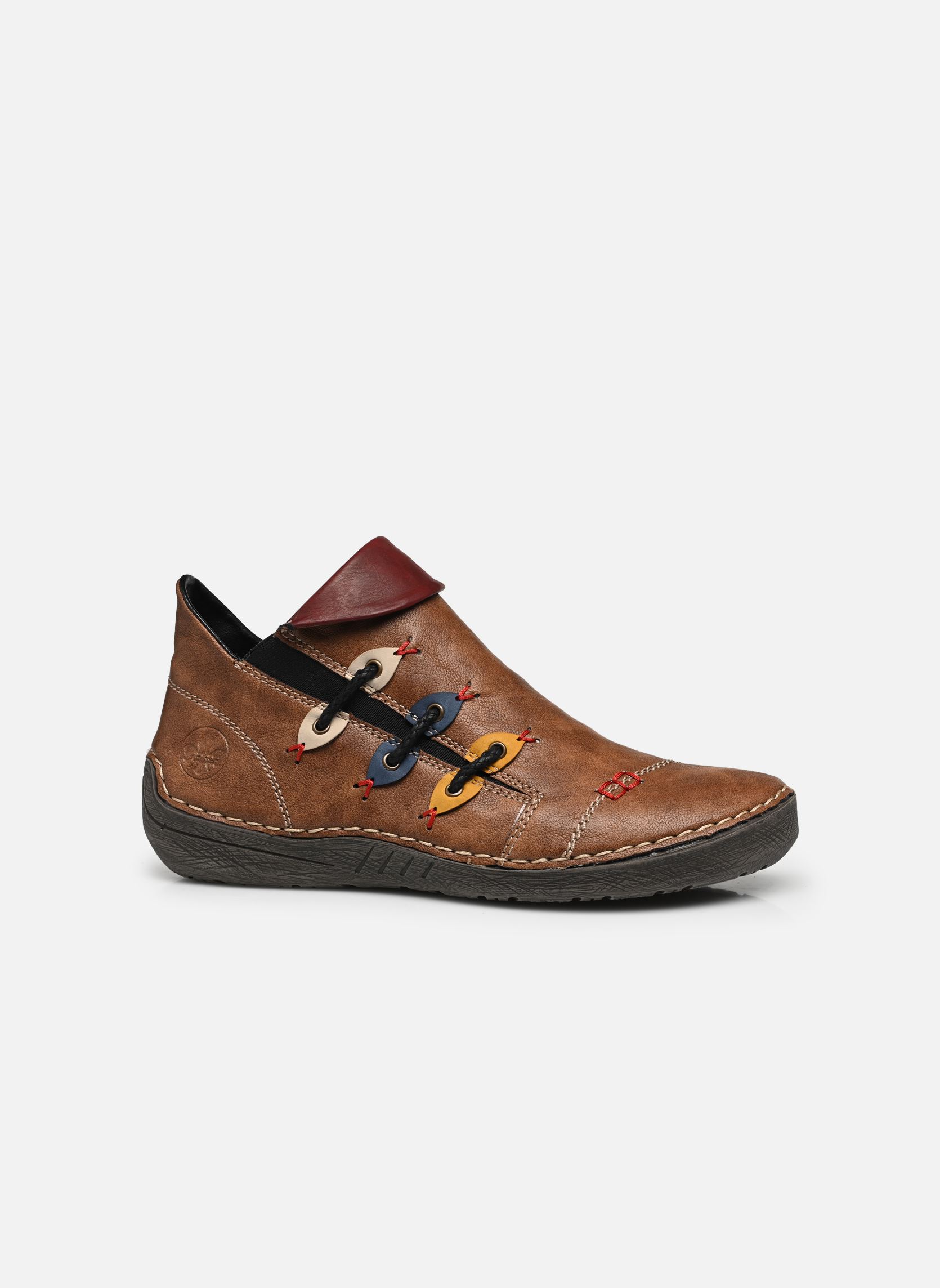 Baskets montantes Soraya femme multicolore Rieker Baskets montantes Soraya femme multicolore NUSS-ANTIK/HONIG/JEANS/GINGER/