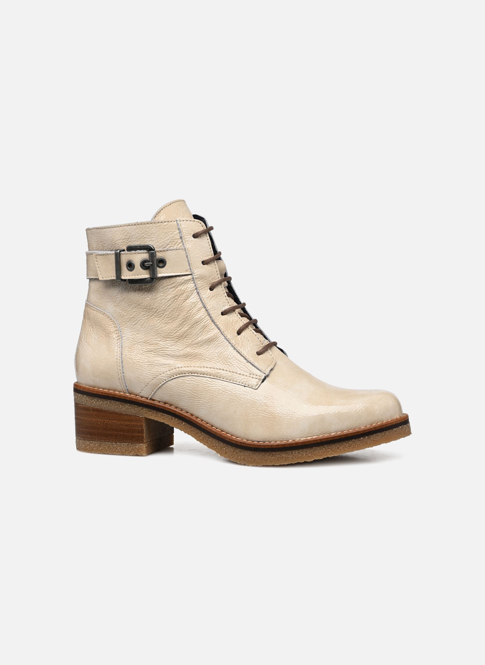 Bottines à lacets LUCERO D8686 femme blanc Dorking Bottines à lacets LUCERO D8686 femme blanc NAPLAK BEIGE