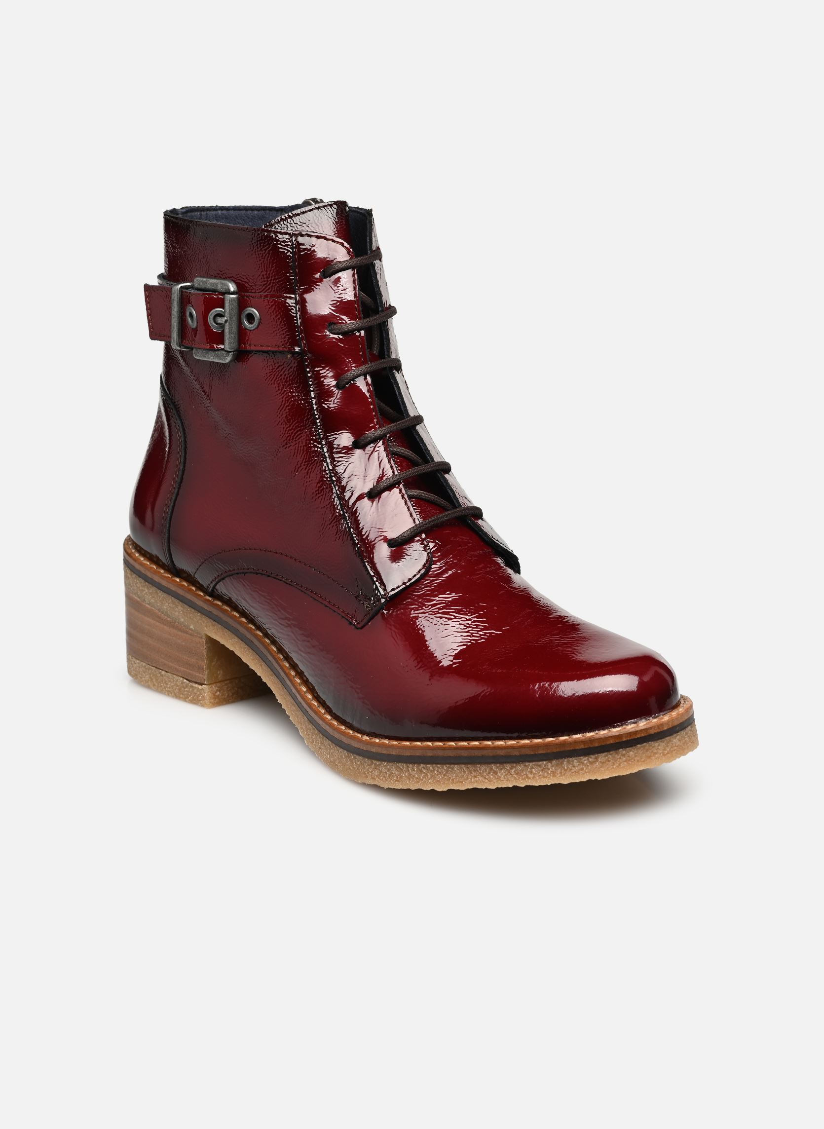 Veterlaarsjes LUCERO D8686 dames rood Dorking Veterlaarsjes LUCERO D8686 dames rood OPERA