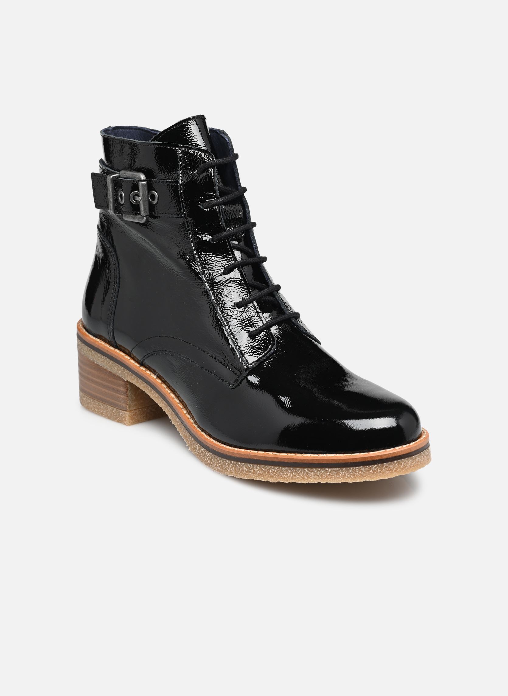 Bottines à lacets LUCERO D8686 femme noir Dorking Bottines à lacets LUCERO D8686 femme noir NEGRO