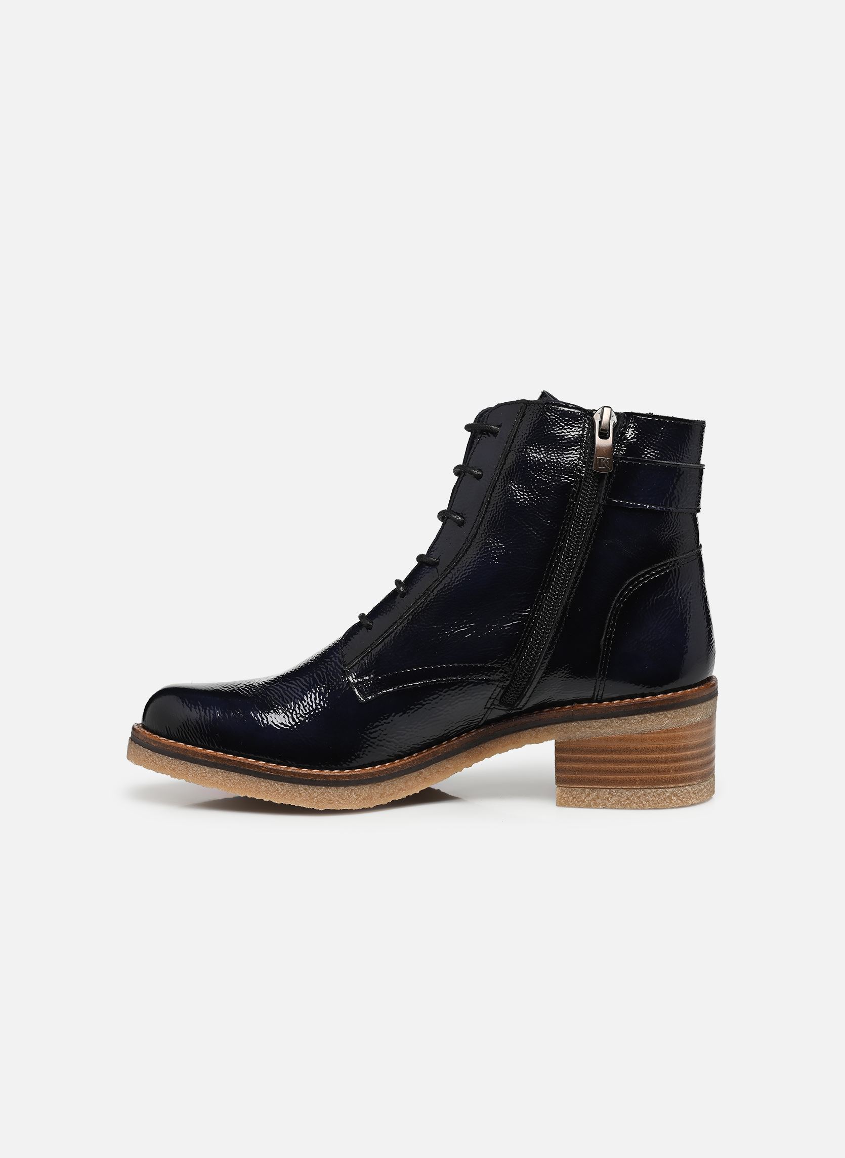 Veterlaarsjes LUCERO D8686 dames blauw Dorking Veterlaarsjes LUCERO D8686 dames blauw NAPLAK MARINO