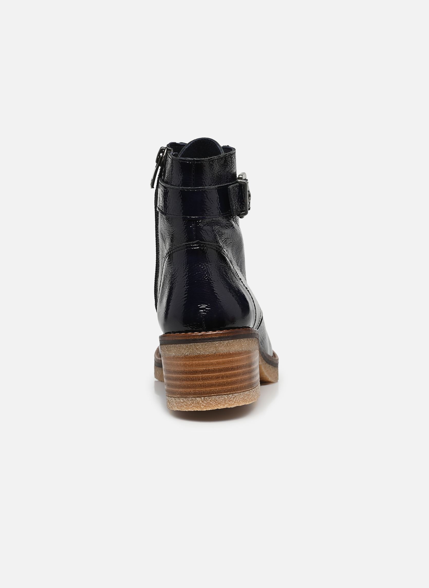 Veterlaarsjes LUCERO D8686 dames blauw Dorking Veterlaarsjes LUCERO D8686 dames blauw NAPLAK MARINO