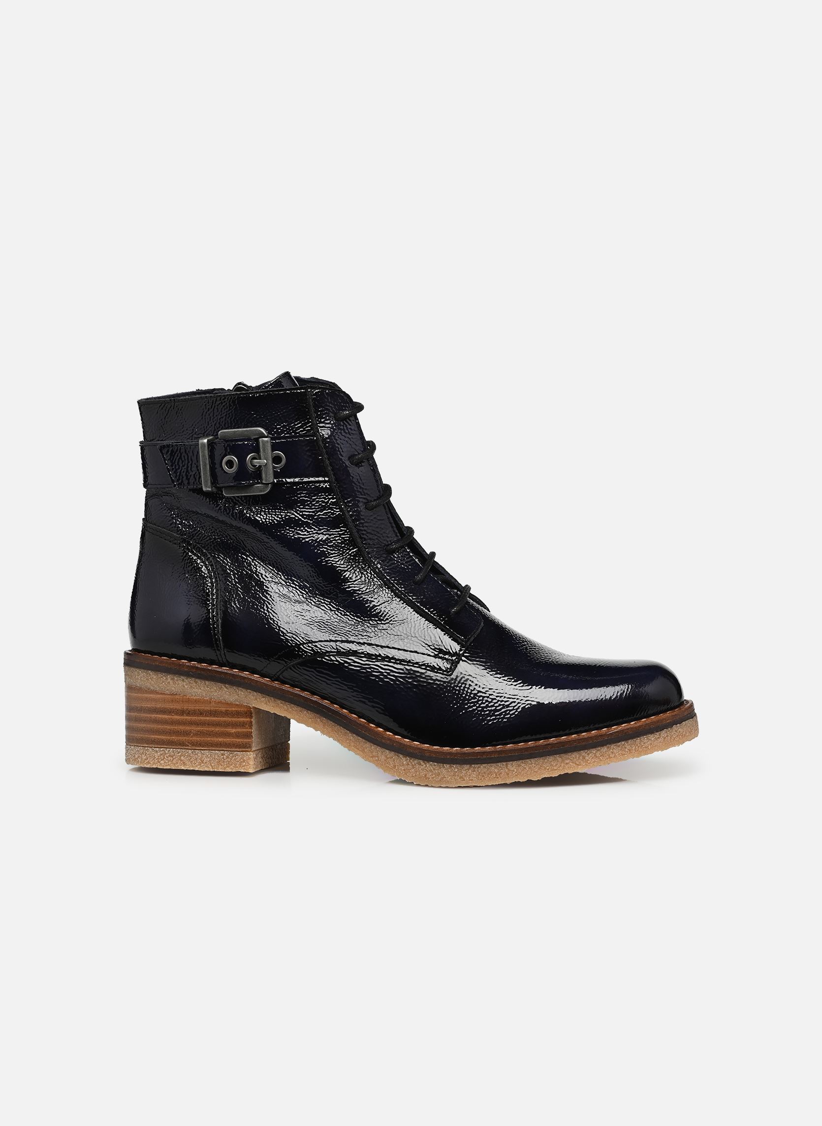 Veterlaarsjes LUCERO D8686 dames blauw Dorking Veterlaarsjes LUCERO D8686 dames blauw NAPLAK MARINO