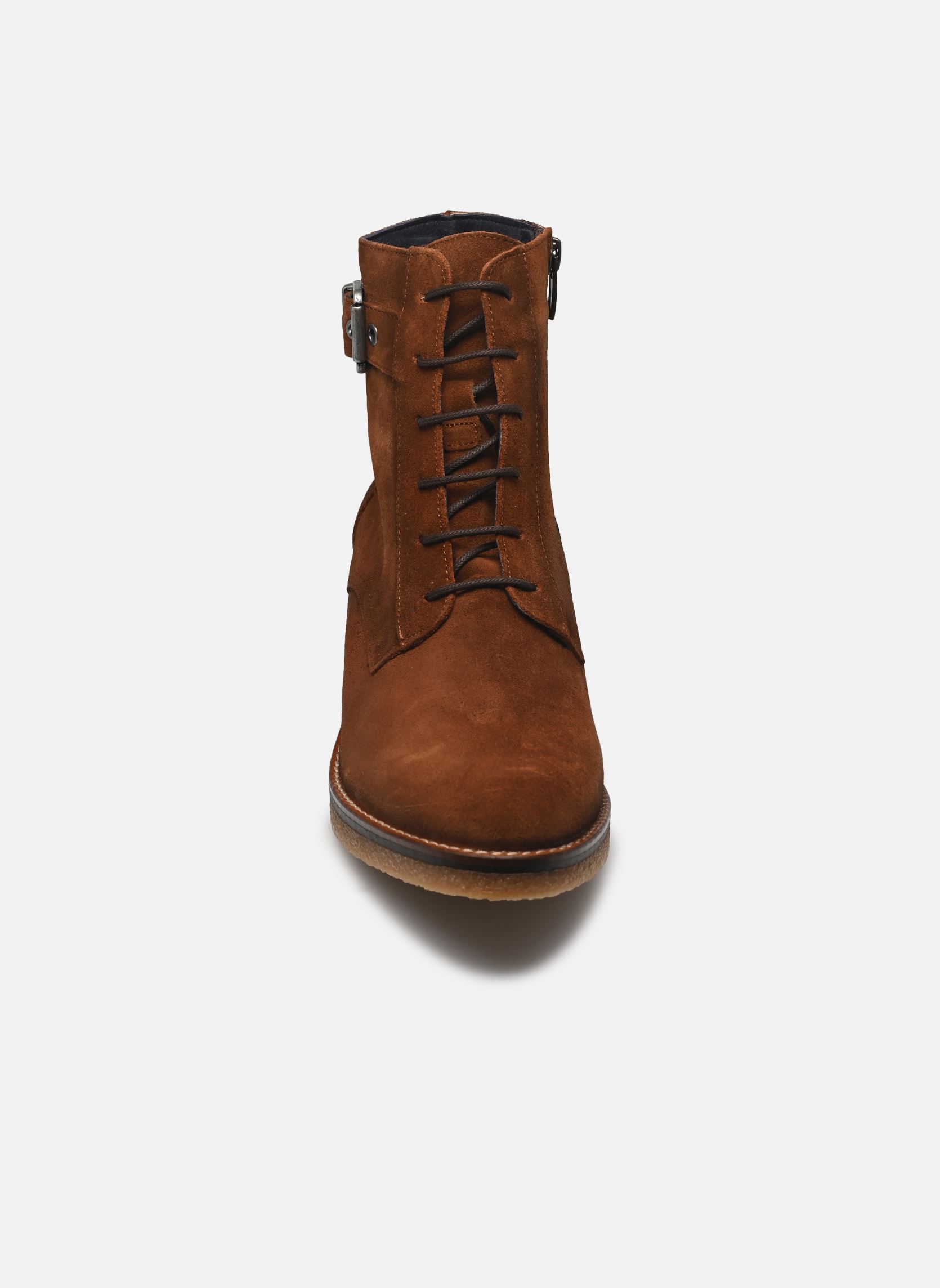 Bottines à lacets LUCERO D8686 femme marron Dorking Bottines à lacets LUCERO D8686 femme marron CALF CUERO