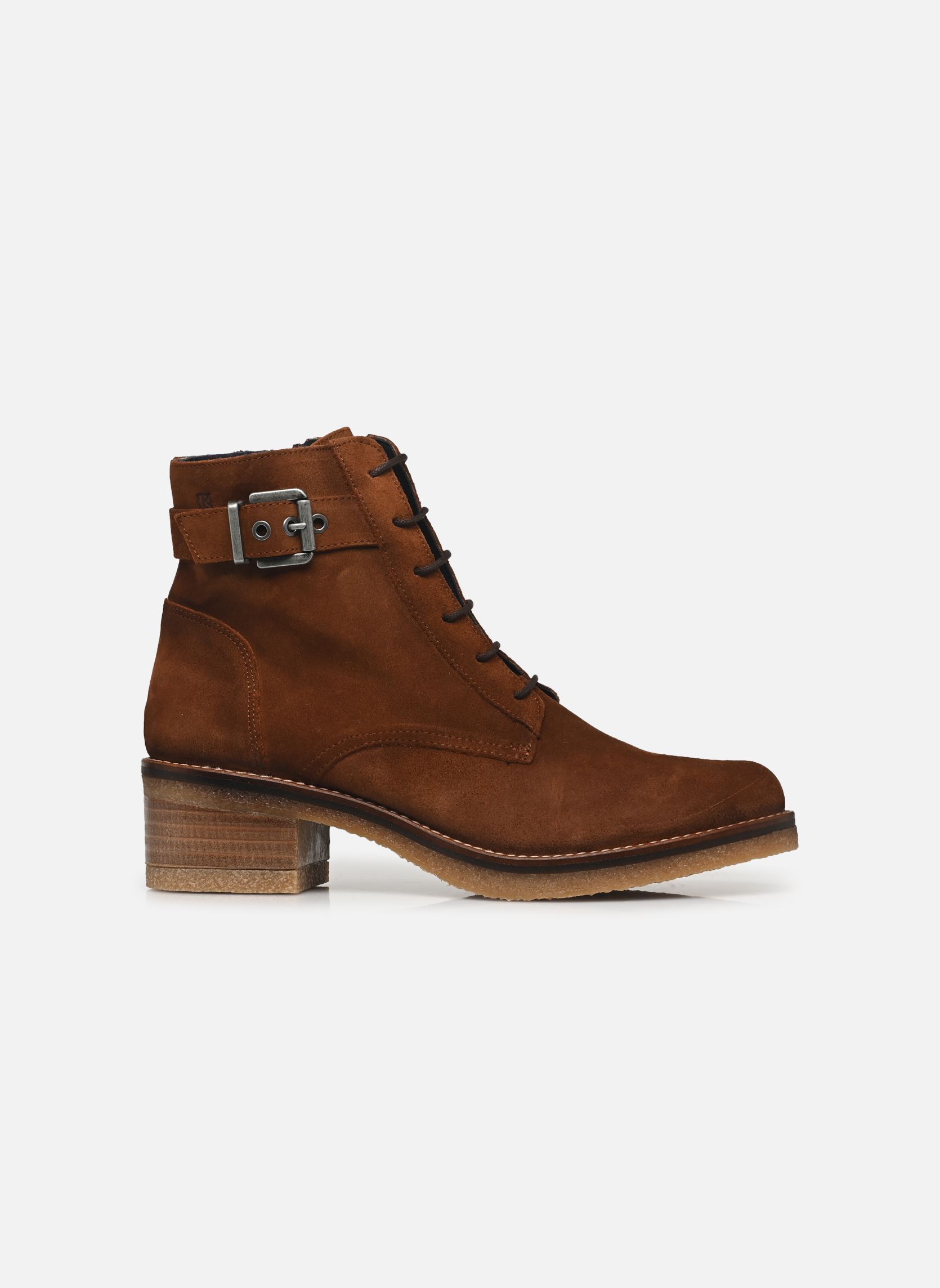 Bottines à lacets LUCERO D8686 femme marron Dorking Bottines à lacets LUCERO D8686 femme marron CALF CUERO