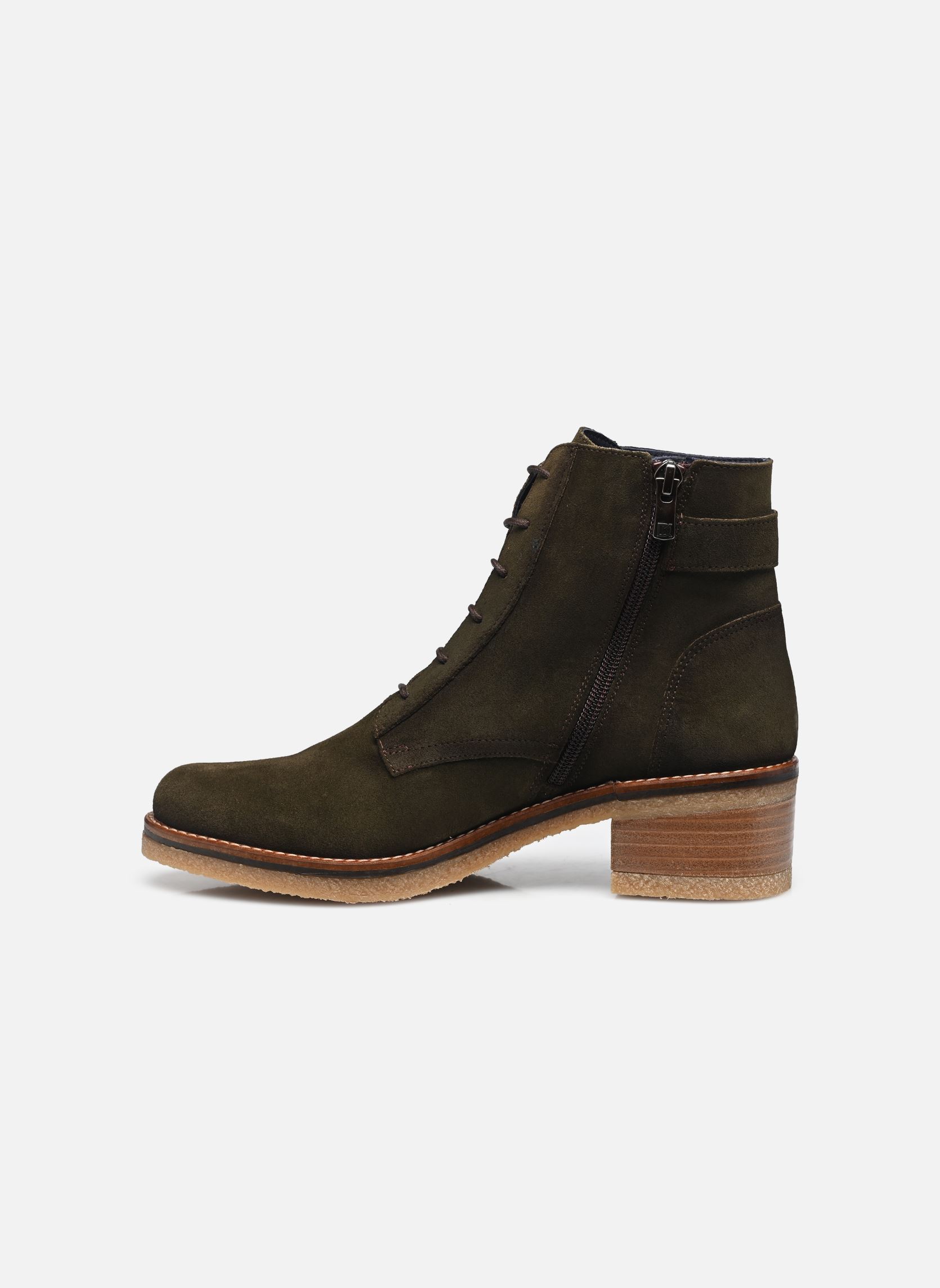 Bottines à lacets LUCERO D8686 femme vert Dorking Bottines à lacets LUCERO D8686 femme vert CALF HERB