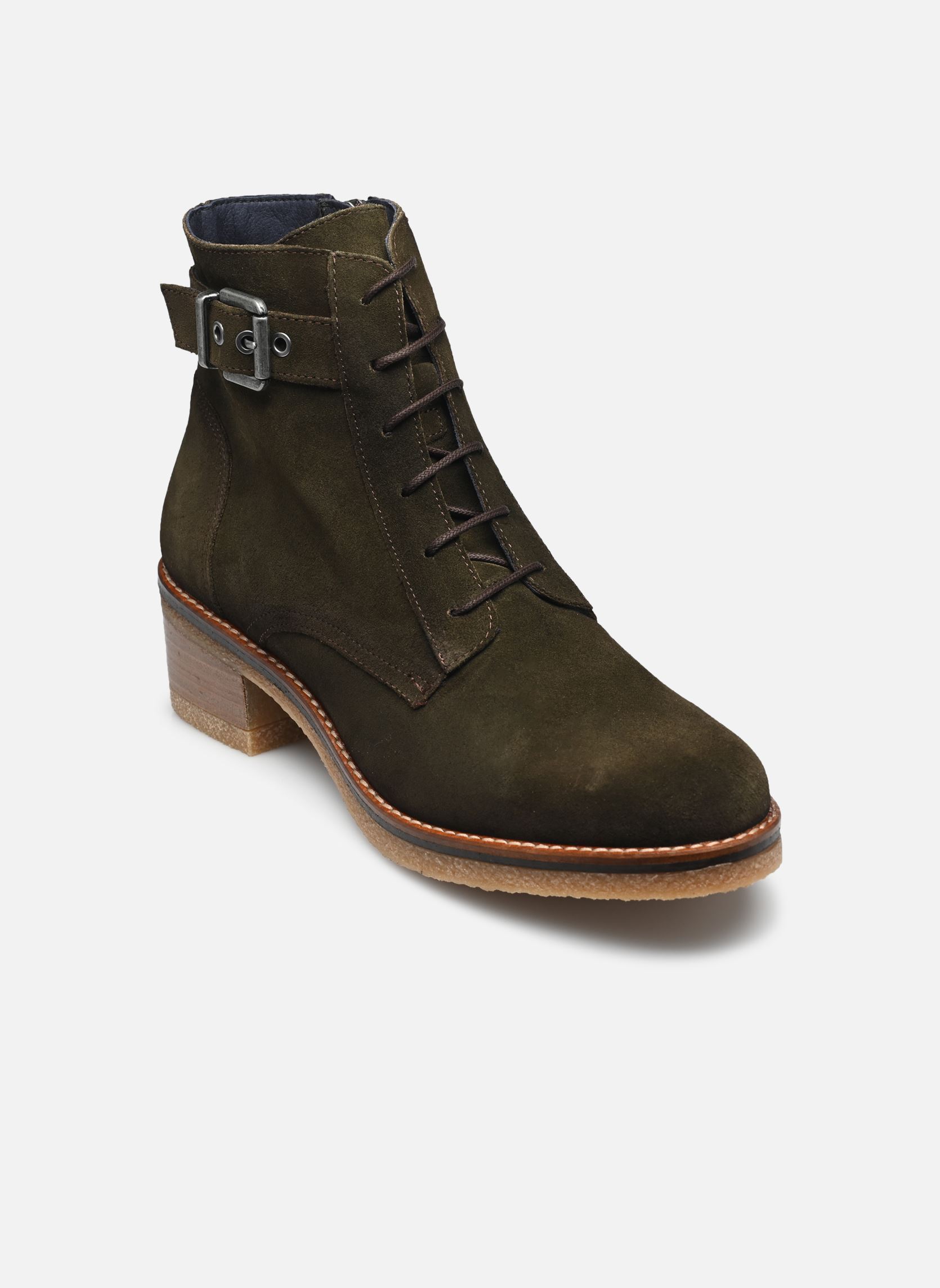 Bottines à lacets LUCERO D8686 femme vert Dorking Bottines à lacets LUCERO D8686 femme vert CALF HERB