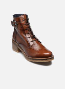 Stivaletti con lacci LUCERO D8686 donna arancione