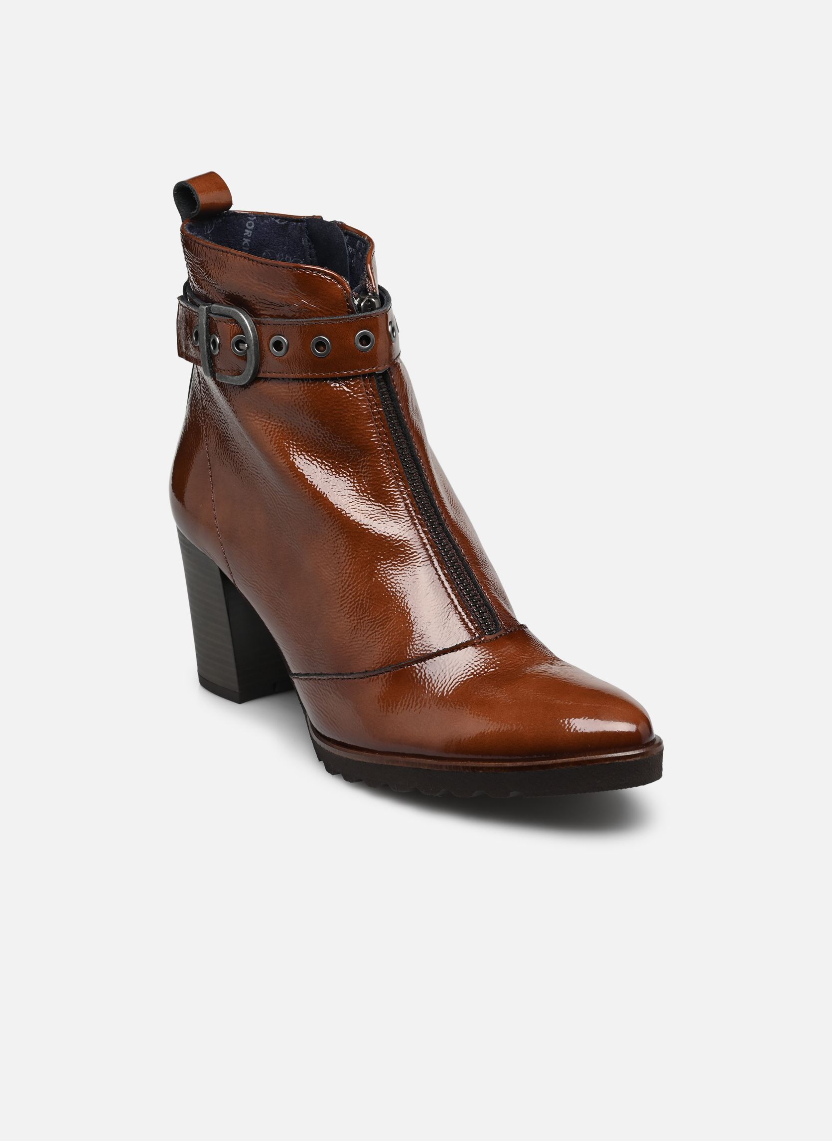 Bottines basses THAIS D8300 femme marron Dorking Bottines basses THAIS D8300 femme marron CUERO