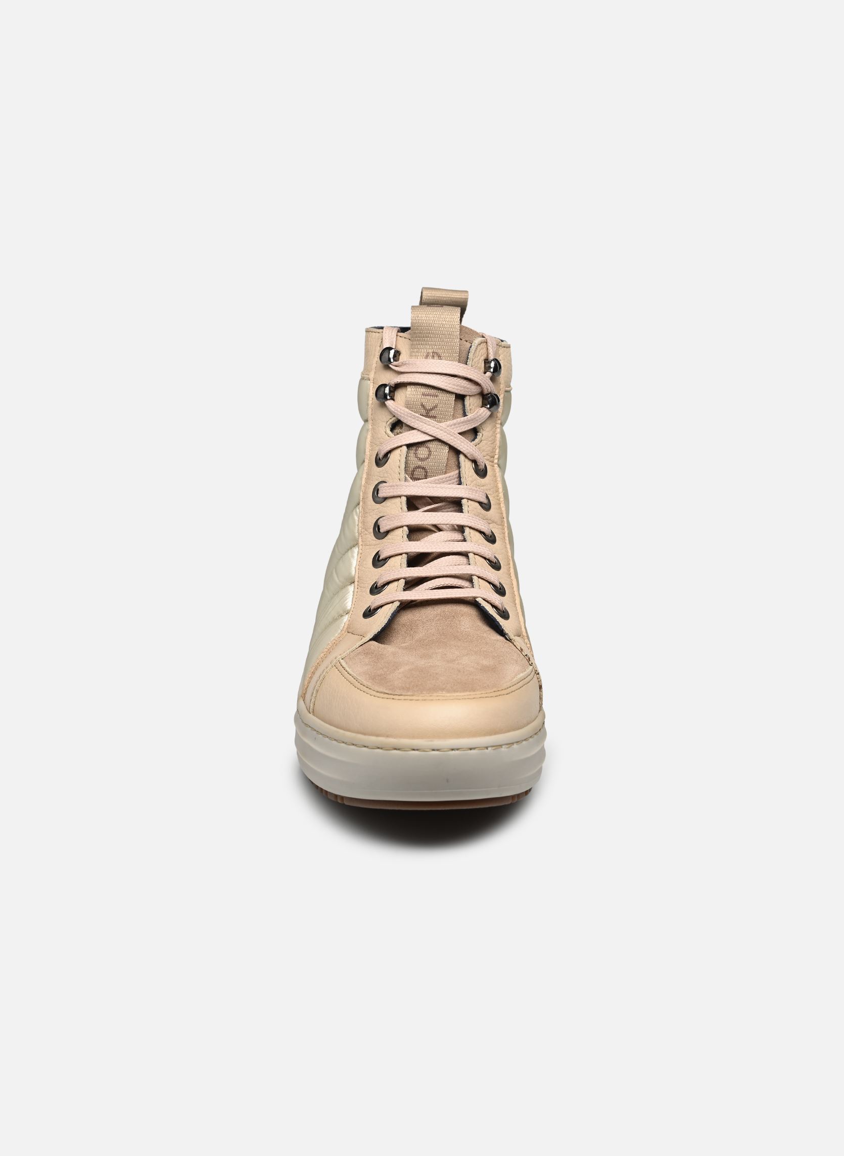 Hoge sneakers WINTER D8950 dames beige Dorking Hoge sneakers WINTER D8950 dames beige BEIGE