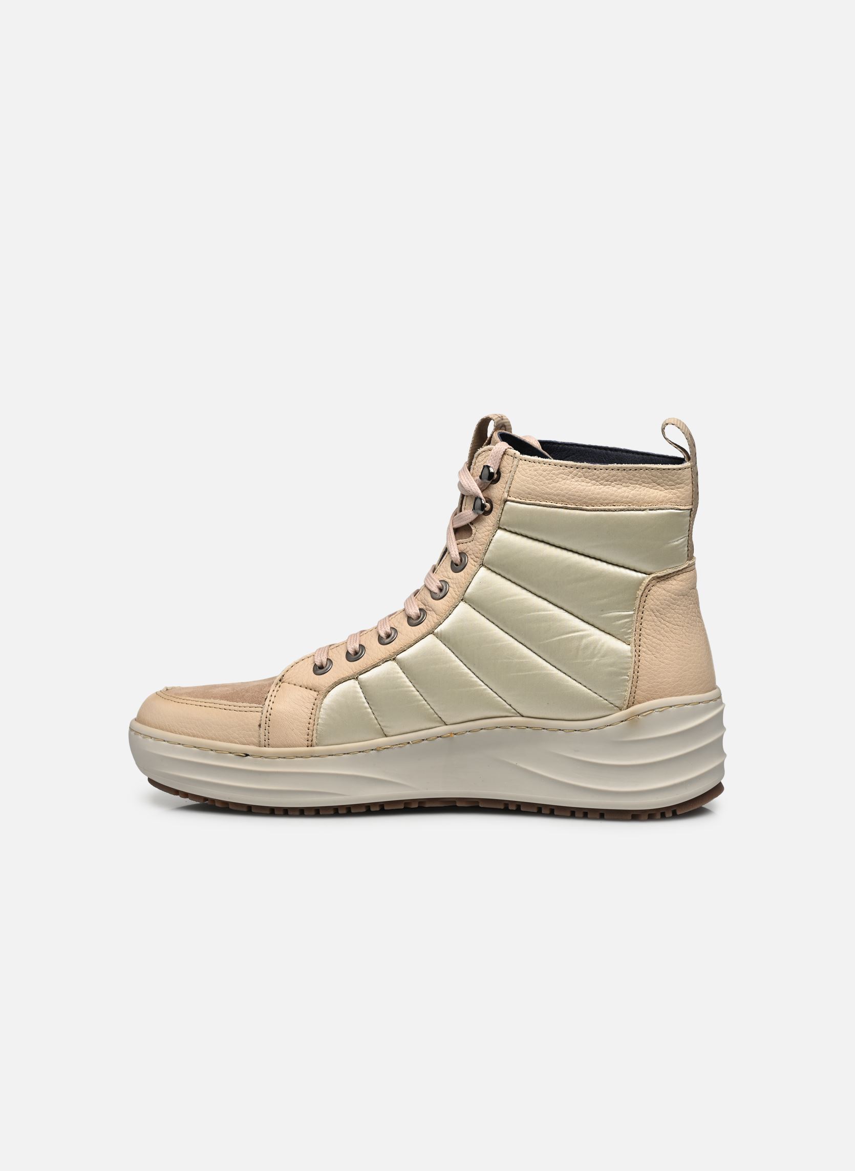 Hoge sneakers WINTER D8950 dames beige Dorking Hoge sneakers WINTER D8950 dames beige BEIGE
