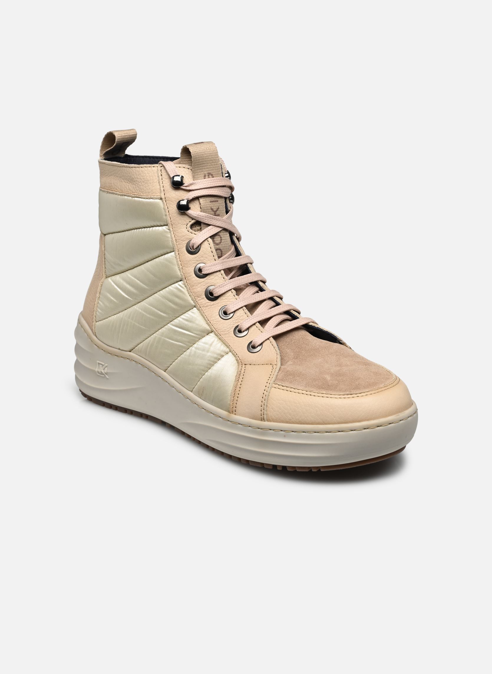 Hoge sneakers WINTER D8950 dames beige Dorking Hoge sneakers WINTER D8950 dames beige BEIGE