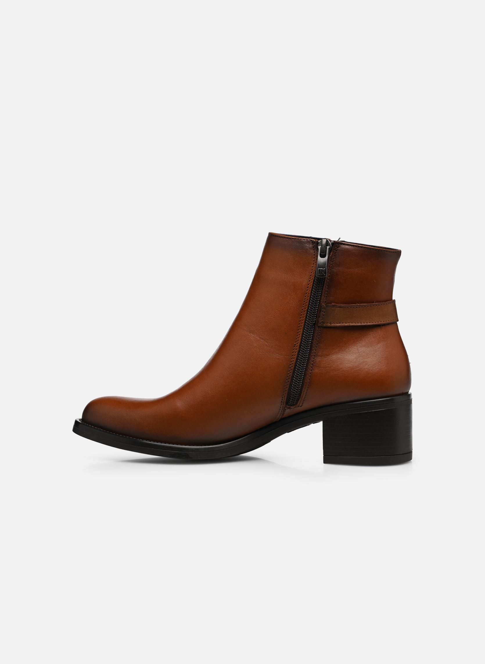 Niedrige Ankle Boots CHIARA D8966 damen braun Dorking Niedrige Ankle Boots CHIARA D8966 damen braun CUERO