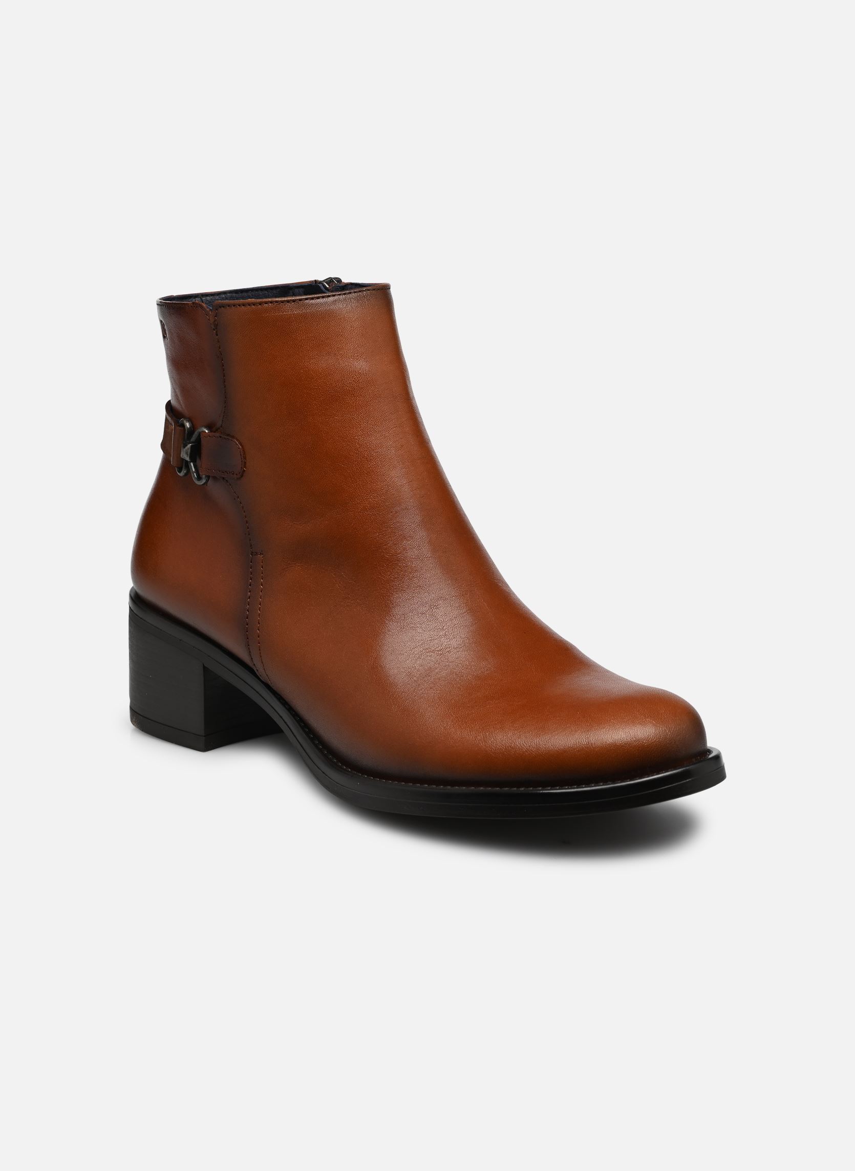 Niedrige Ankle Boots CHIARA D8966 damen braun Dorking Niedrige Ankle Boots CHIARA D8966 damen braun CUERO