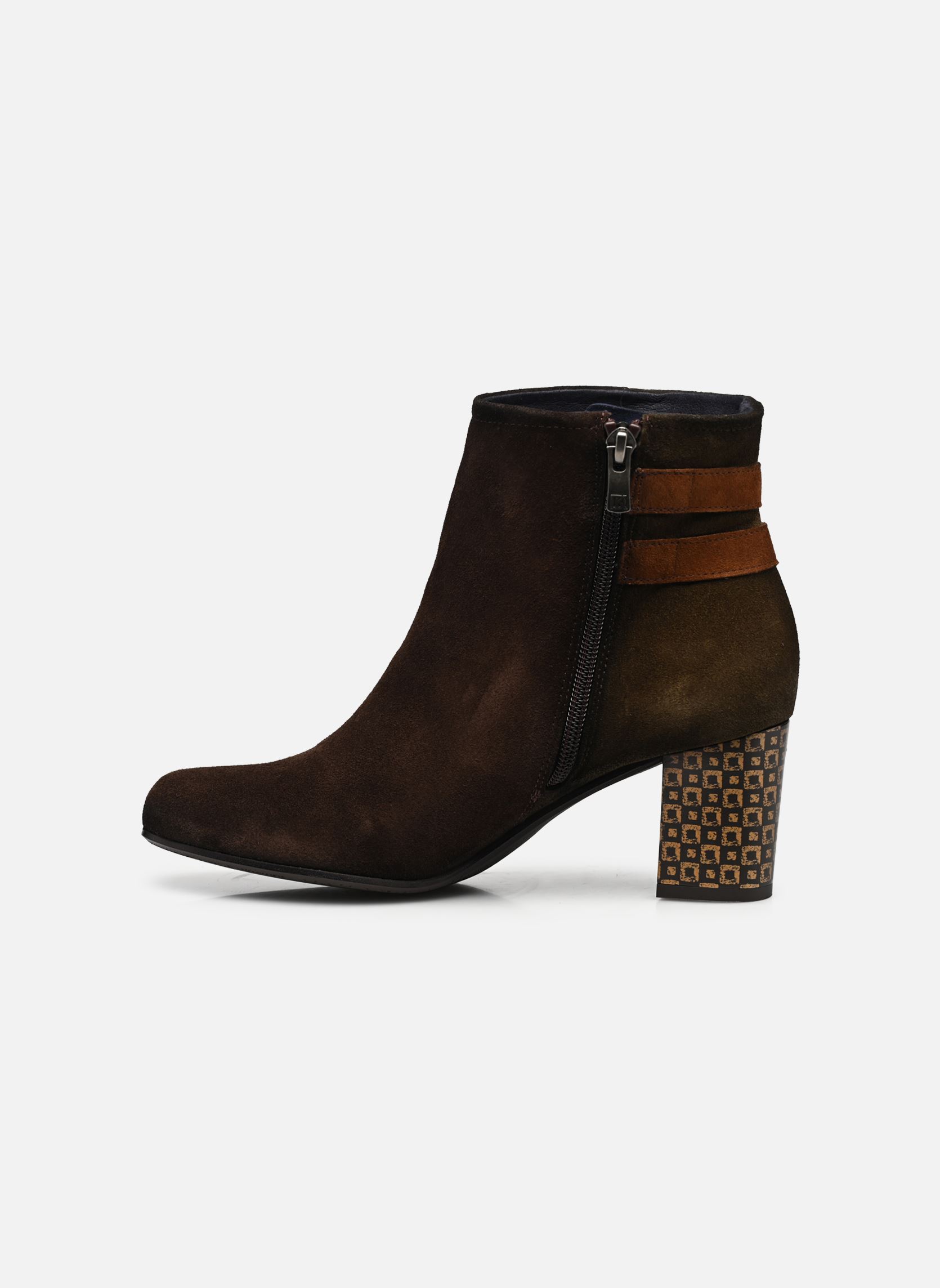 Niedrige Ankle Boots RODIN D8921 damen grün Dorking Niedrige Ankle Boots RODIN D8921 damen grün HEBANO